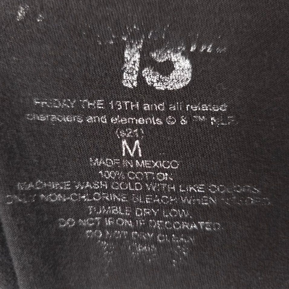Vintage VINTAGE no, Friday the 13th Shirt Mens Medium Black Jason Voorhees Horror Movie Size US M / EU 48-50 / 2 - 5 Thumbnail