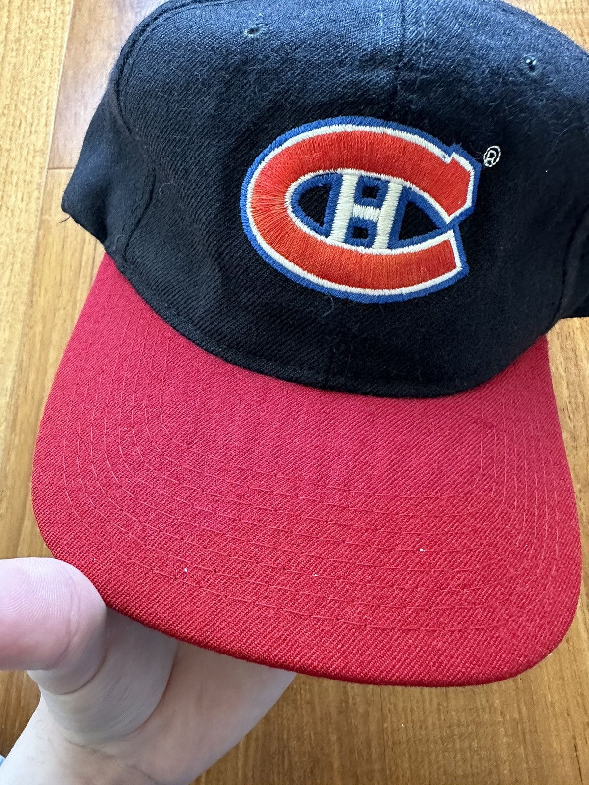 Vintage Vintage 90s Starter Montreal Canadiens Wool Snapback Hat Cap Size ONE SIZE - 4 Thumbnail