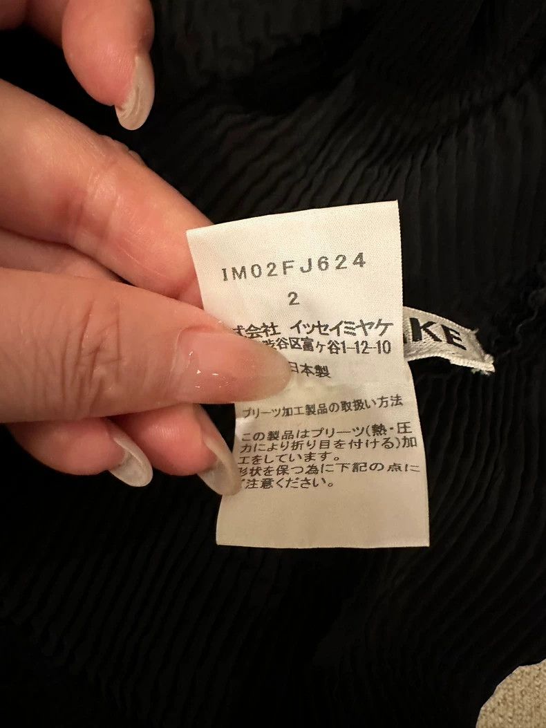 Issey Miyake Issey Miyake size:2 Black short-sleeved top for the main l Size XS / US 0-2 / IT 36-38 - 3 Thumbnail