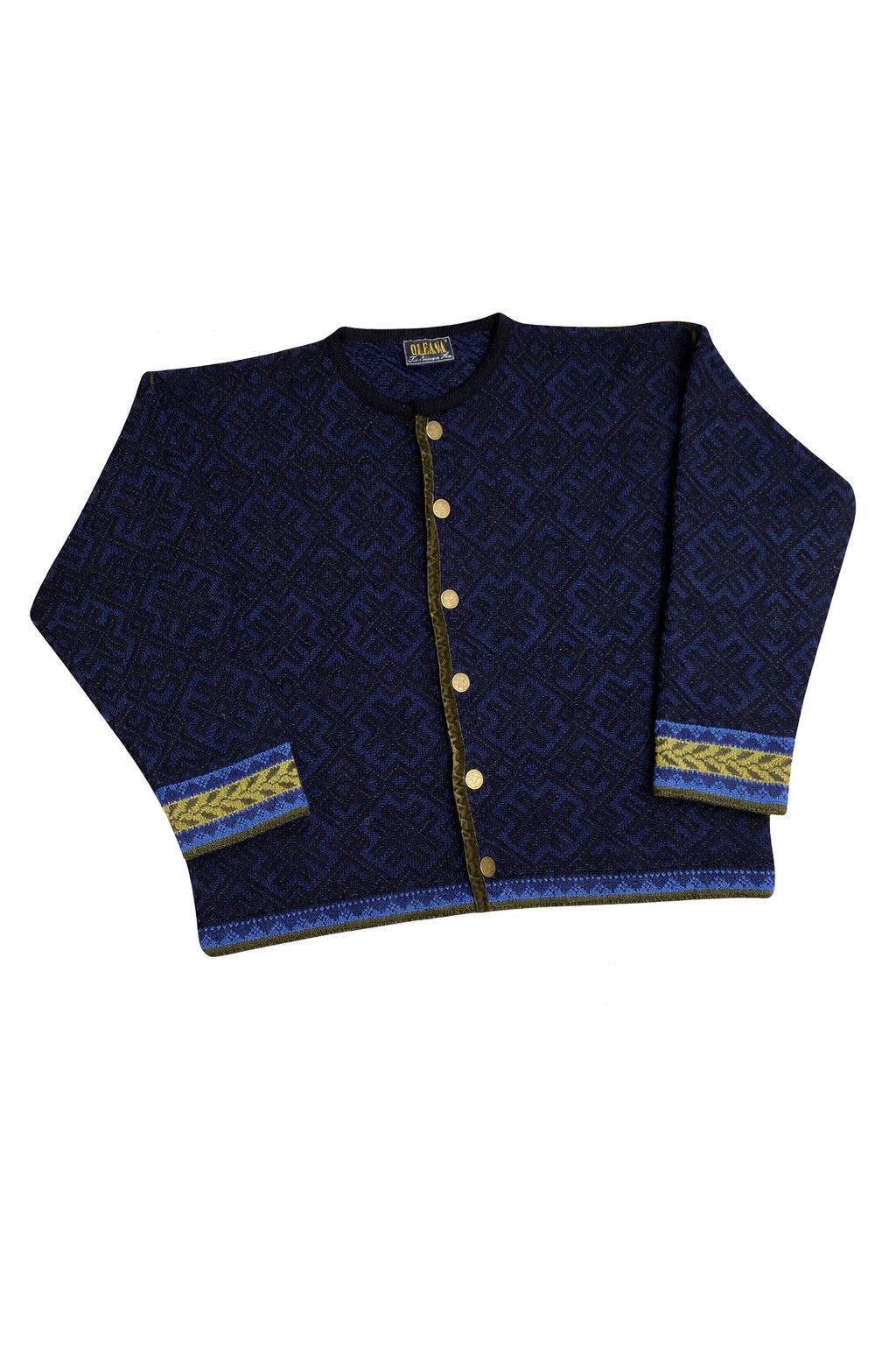 Vintage Oleana Cardigan Sweater Size L LIKE NEW Size L / US 10 / IT 46 - 1 Thumbnail