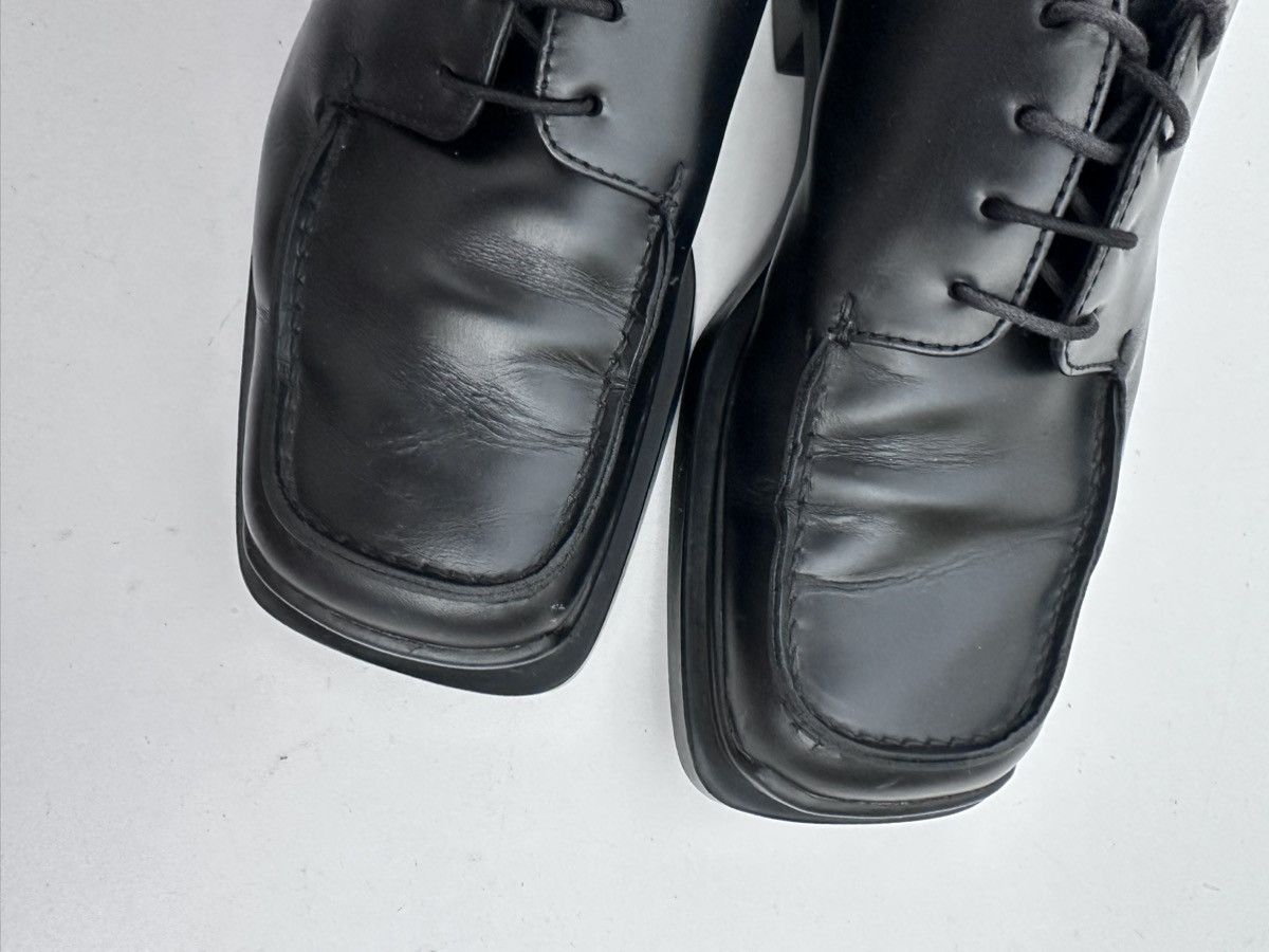 Prada PRADA Black Leather Vintage 90s Shoes Mens 7 1/2 Size US 7.5 / EU 40-41 - 7 Thumbnail
