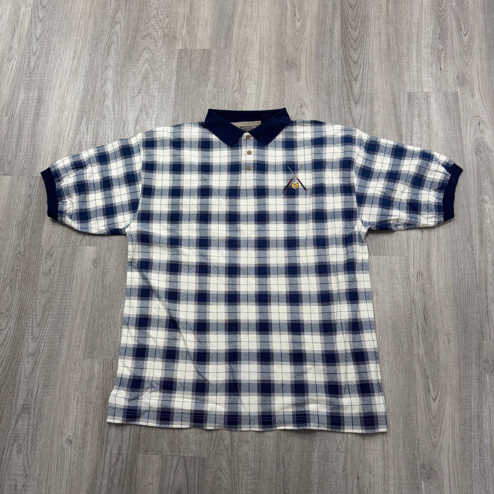 Vintage Vintage Halifax Outfitters Pool Billiards Polo Shirt Mens XL Size US XL / EU 56 / 4 - 2 Thumbnail