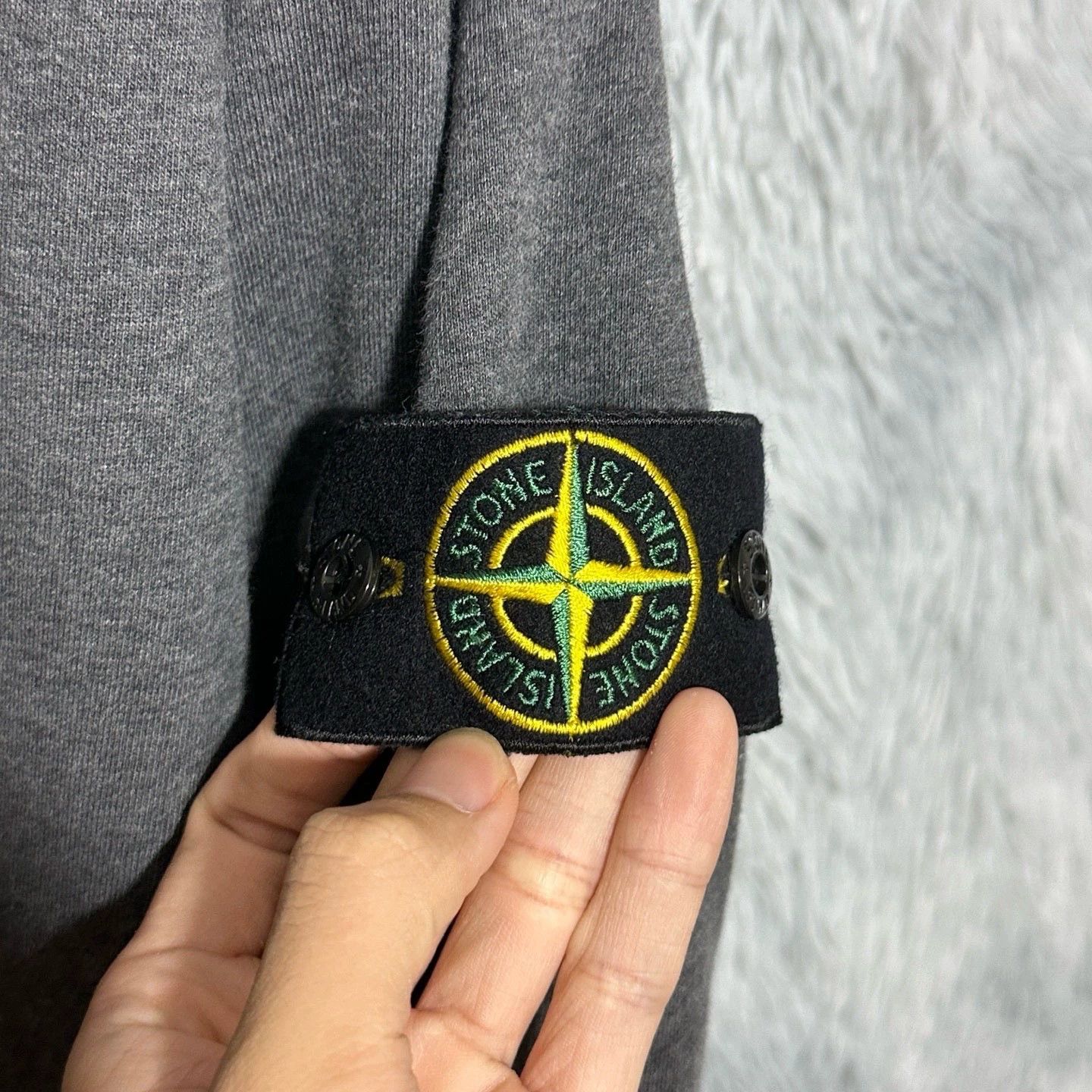 Stone Island stone island basic crewneck sweatshirt in graphite Size US XL / EU 56 / 4 - 4 Thumbnail