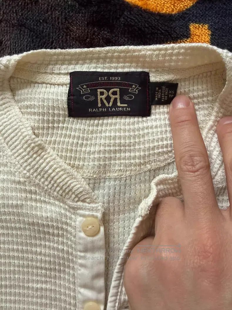 RRL Ralph Lauren RRL Ralph Lauren Ivory Wave Check Long Sleeve Size US XS / EU 42 / 0 - 3 Thumbnail