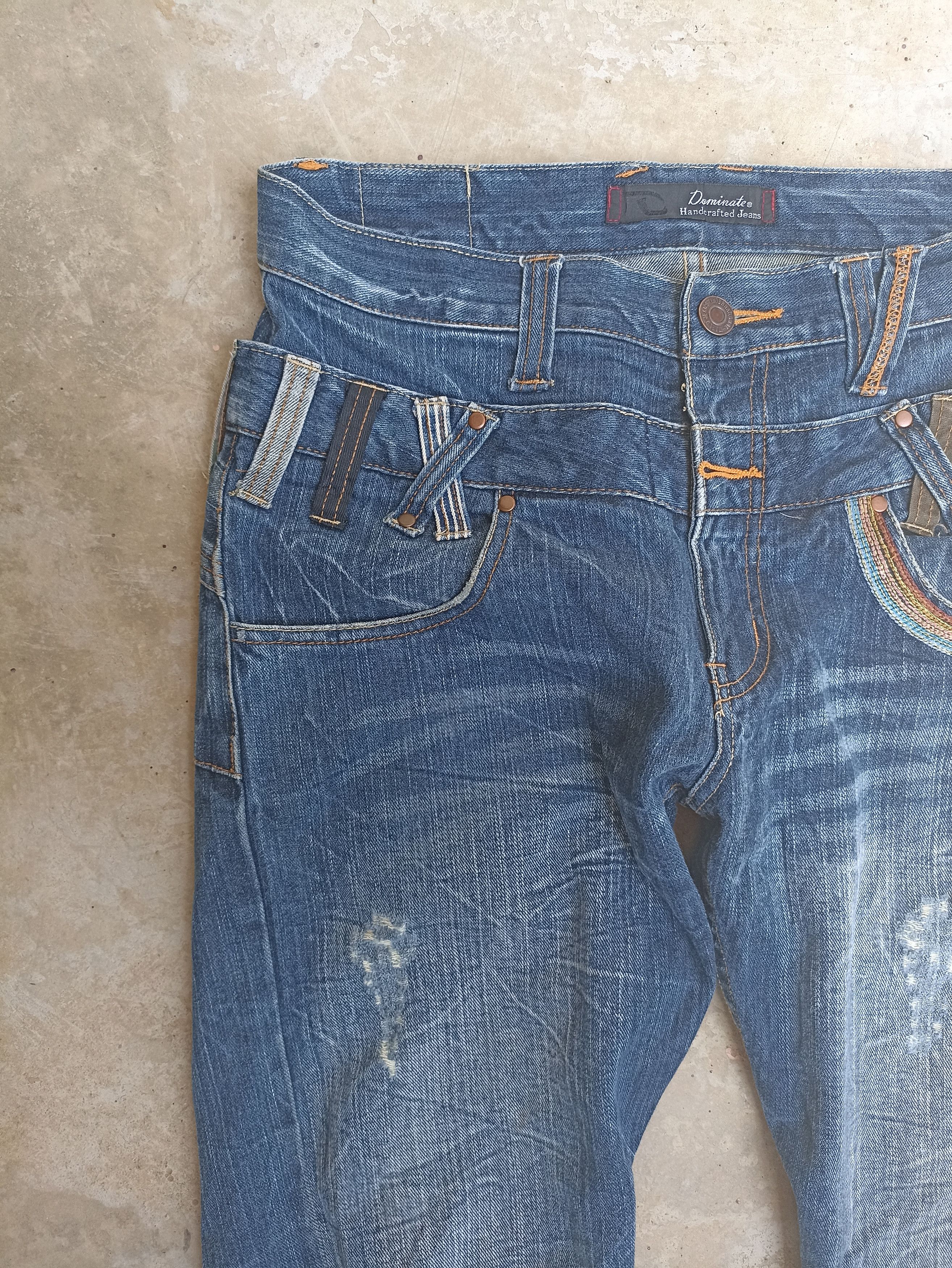 Beauty Beast Dominate Handcrafted jeans distressed beauty beast Size US 32 / EU 48 - 6 Thumbnail