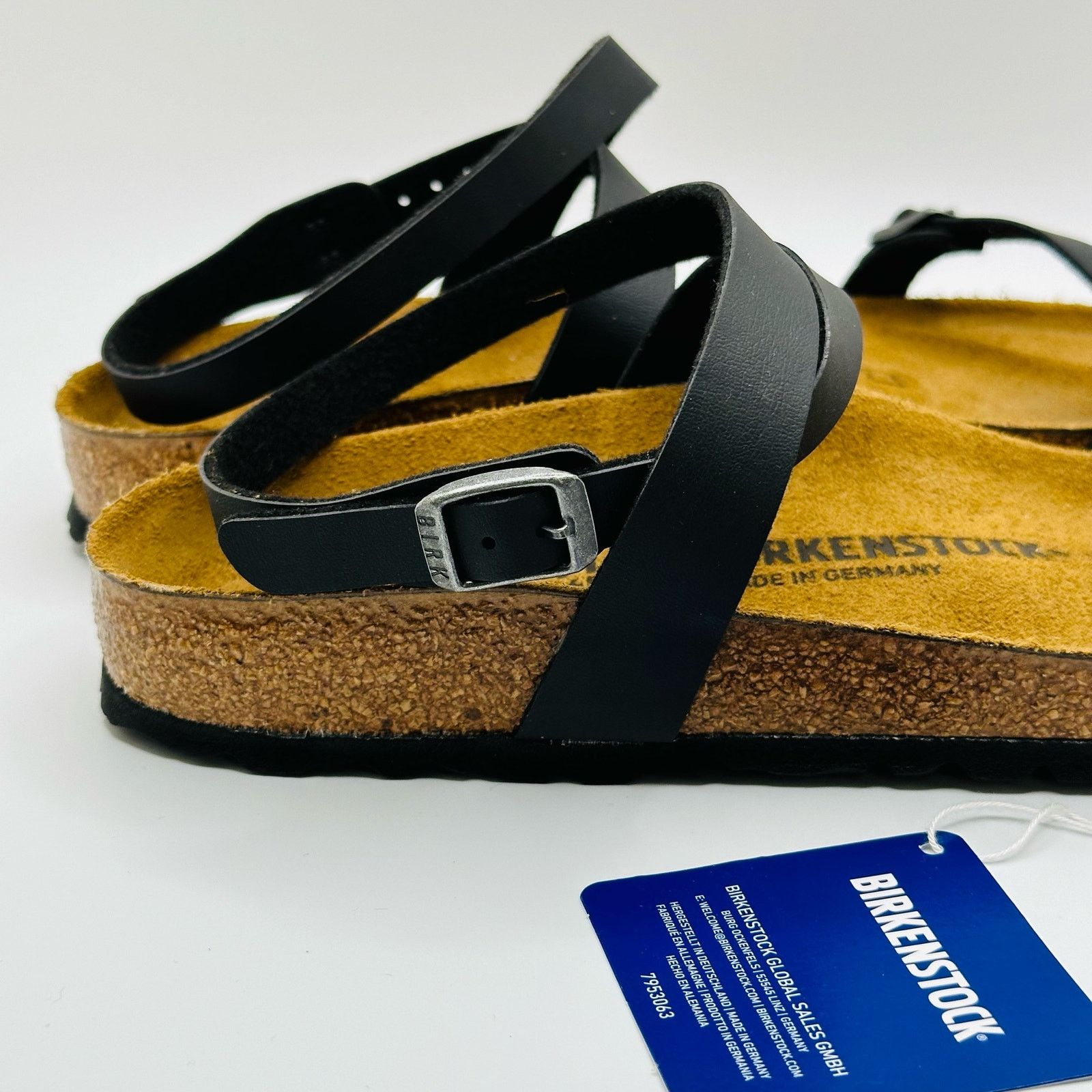 Birkenstock Birkenstock Black Strappy Women's Sandals - US 10-10.5 | 41 Size US 10.5 / IT 40.5 - 8 Thumbnail