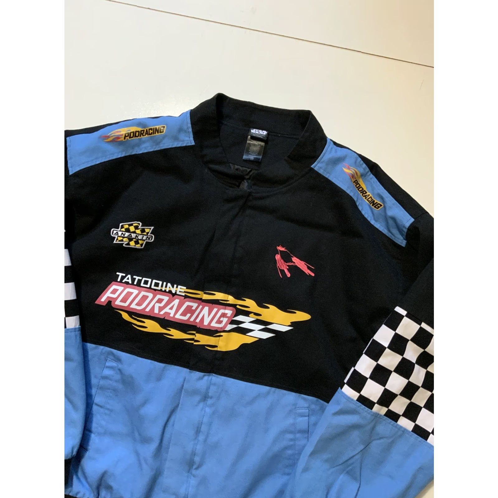 Star Wars VINTAGE Star Wars Lucasfilm Pod Racing BoxLunch Exclusive Anakin Bomber Jacket Sz. 3XL Size US XXL / EU 58 / 5 - 5 Thumbnail