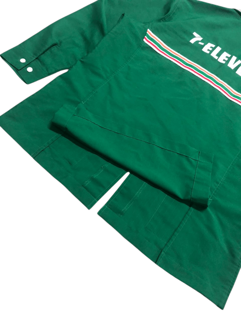 Japanese Brand × Uniform Wares × Vintage Vintage 90s 7 Eleven Shirt Uniform Long Sleeve Size US L / EU 52-54 / 3 - 15 Thumbnail