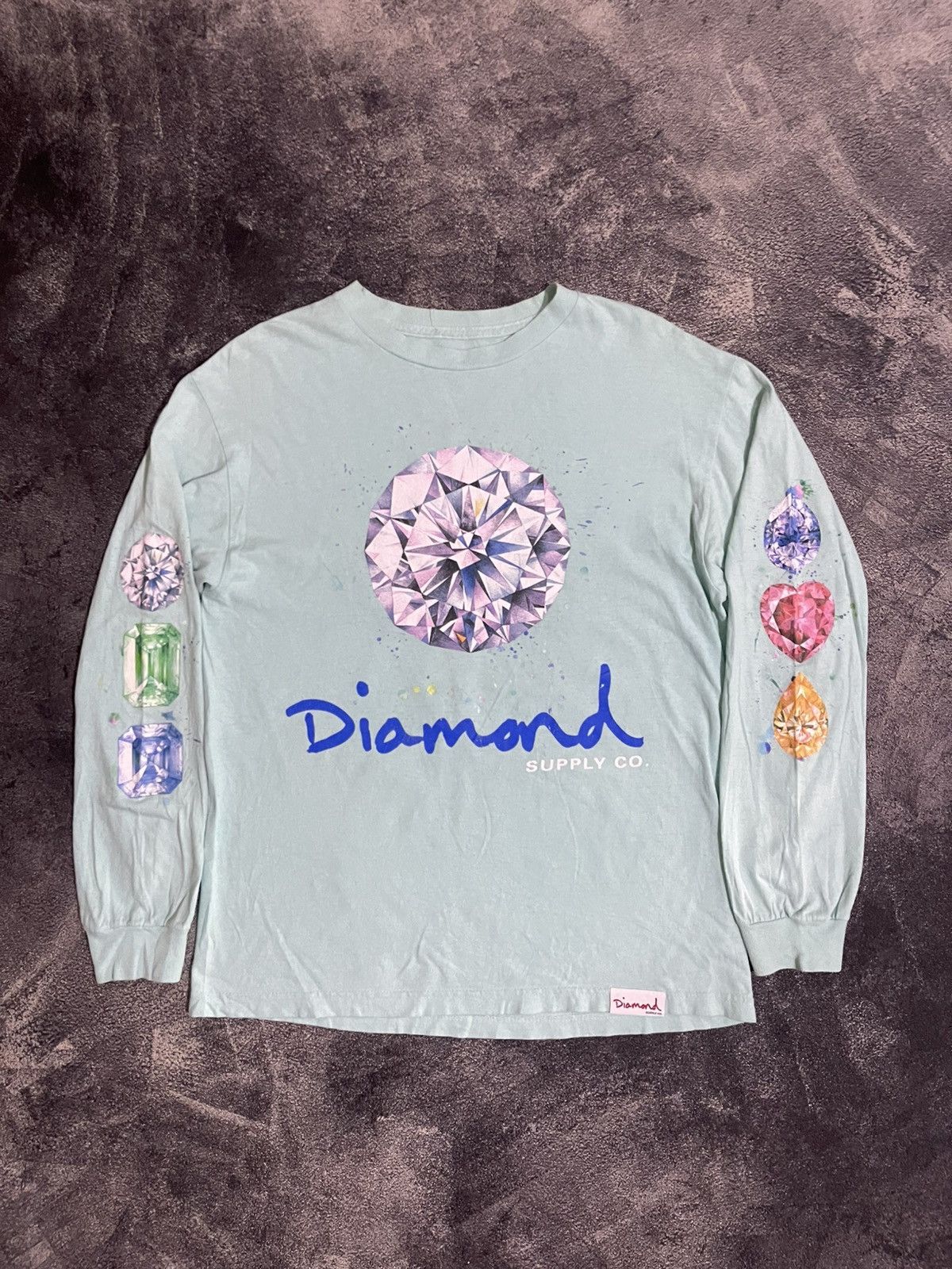 Diamond Supply Co. Diamond Supply Co. Diamond Paris Long Sleeve T-Shirt - Black Size US M / EU 48-50 / 2 - 1 Thumbnail