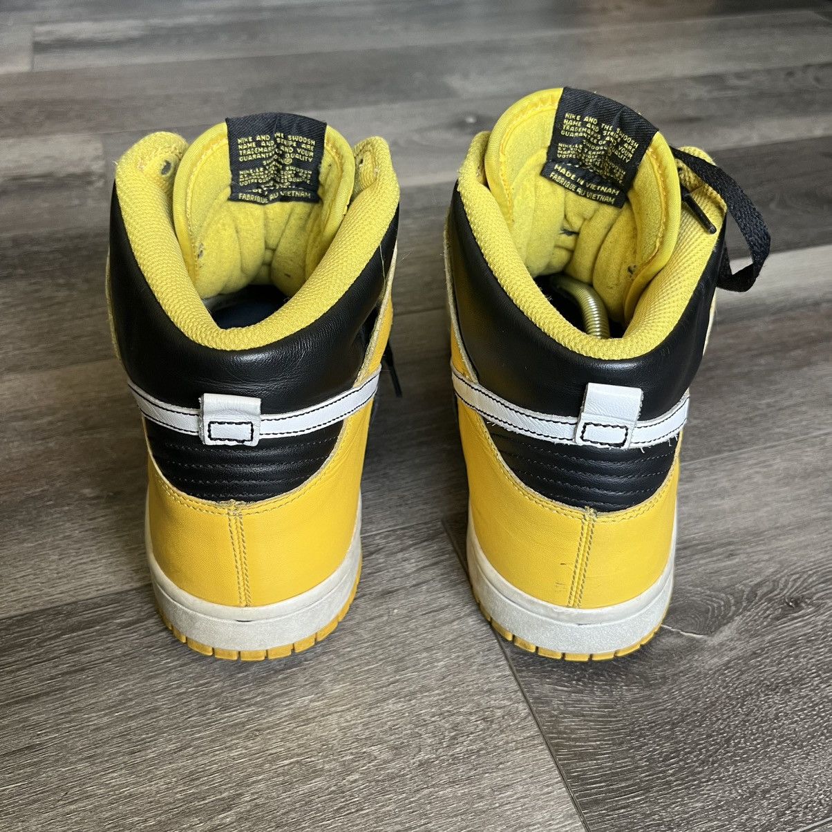 Nike Vintage 2006 Nike Dunk High Maize Taxi Size 11 309432-711 Size US 11 / EU 44 - 4 Thumbnail