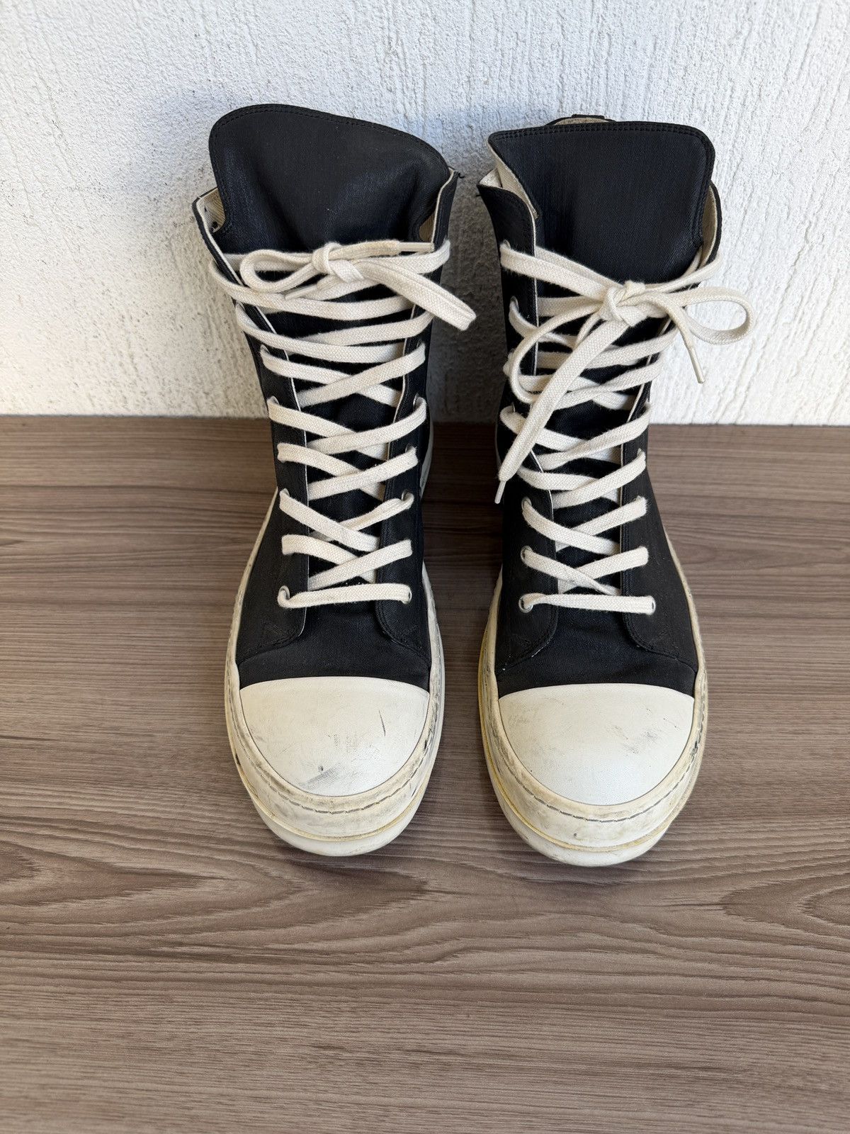 Rick Owens Drkshdw Waxed drkshdw ramones Size US 10 / EU 43 - 6 Thumbnail