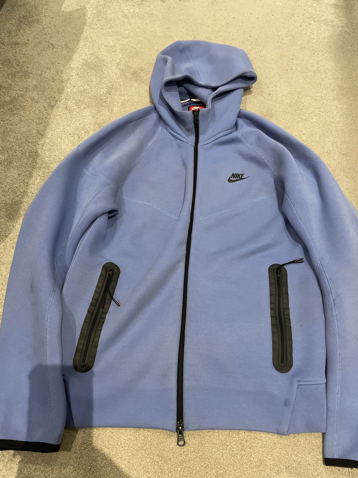 Nike Blue Nike Tech fleece Size US S / EU 44-46 / 1 - 1 Thumbnail