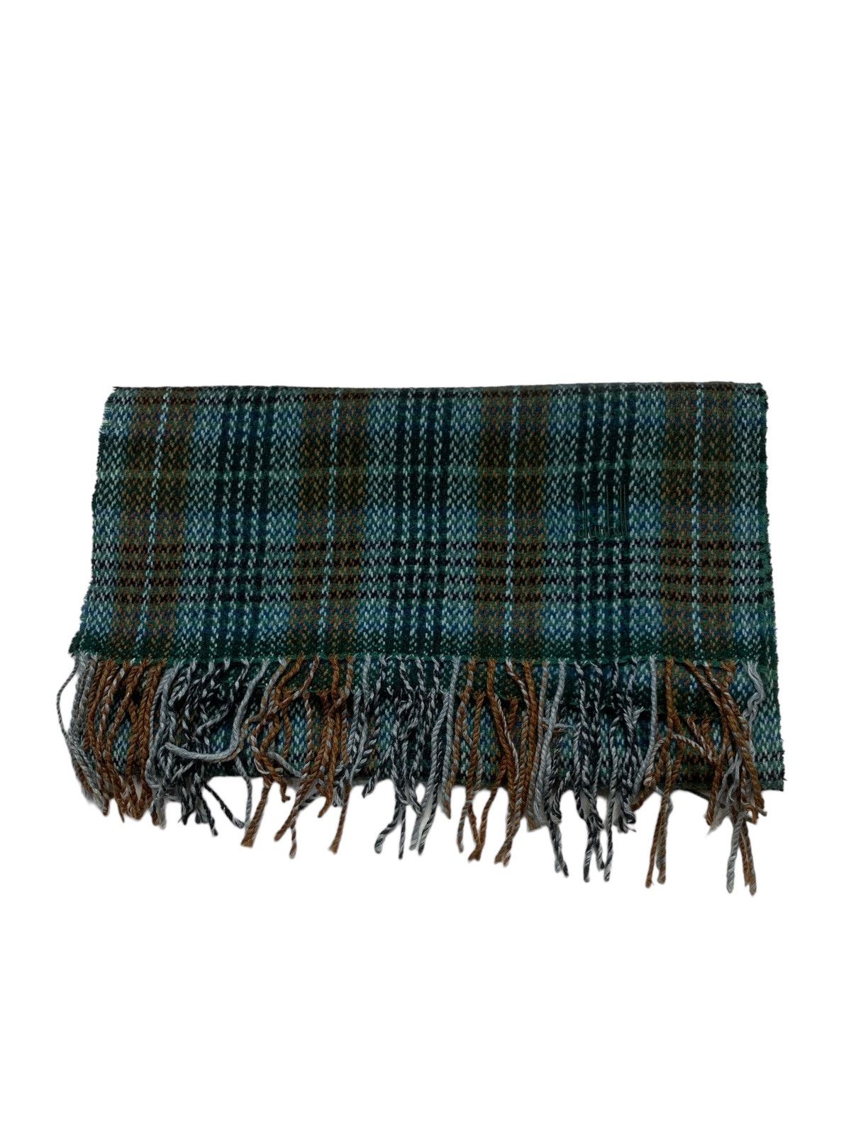 Alfred Dunhill × Vintage Vintage Dunhill Cashmere Made in Scotland Muffler Size ONE SIZE - 2 Thumbnail