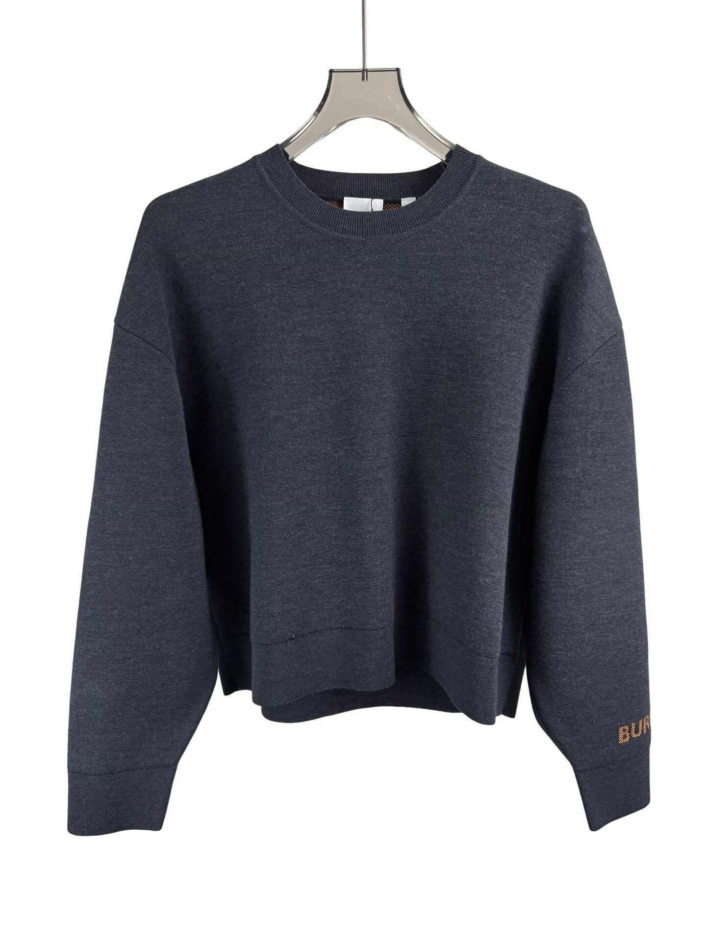 Burberry Burberry Logo Detail Wool Blend Sweater L Size US L / EU 52-54 / 3 - 1 Thumbnail