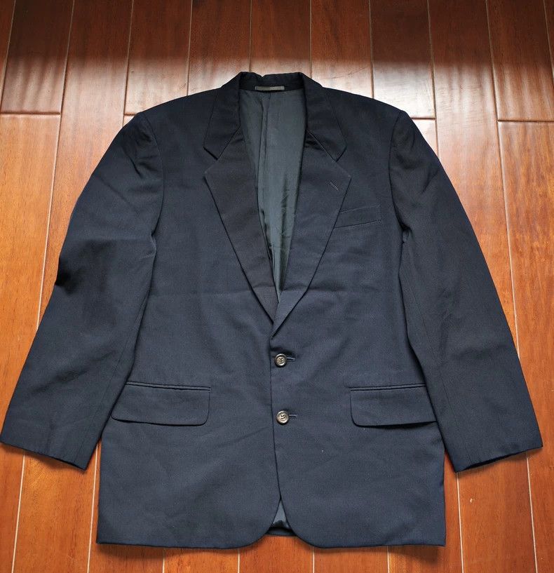 Comme des Garcons Comme des Garçons Navy Blazer Coat - dmc Size US S / EU 44-46 / 1 - 1 Thumbnail