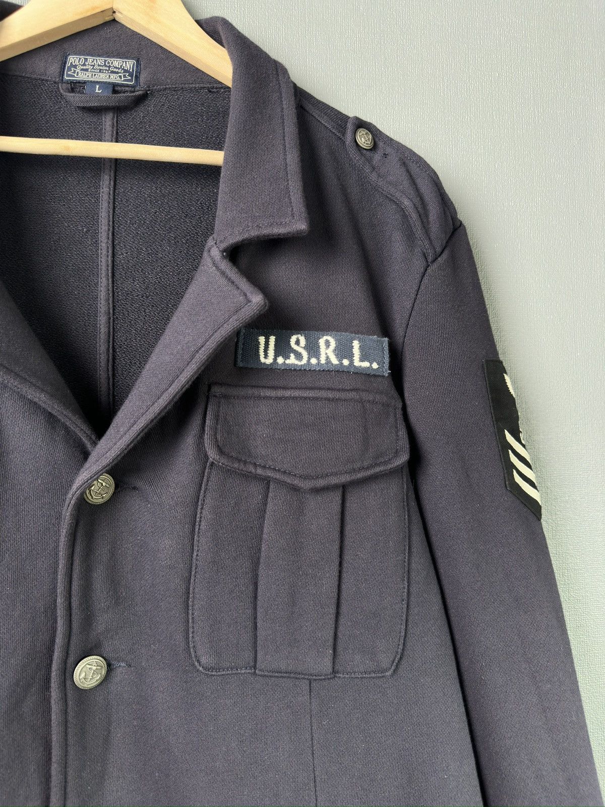 Polo Ralph Lauren Vintage POLO JEANS RALPH LAUREN USRL Military Jacket Size US L / EU 52-54 / 3 - 5 Thumbnail