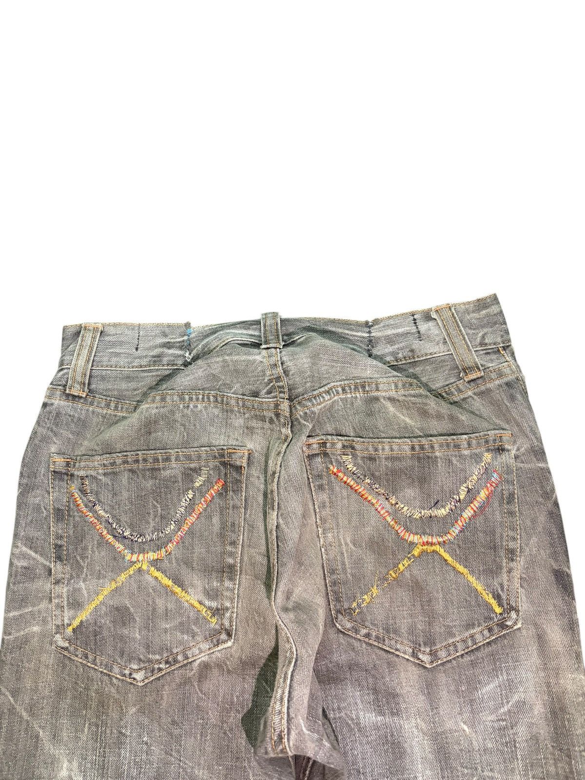 Edwin Vintage Anti Label Faded Wash Distressed Bootcut Jeans Size US 27 - 4 Thumbnail