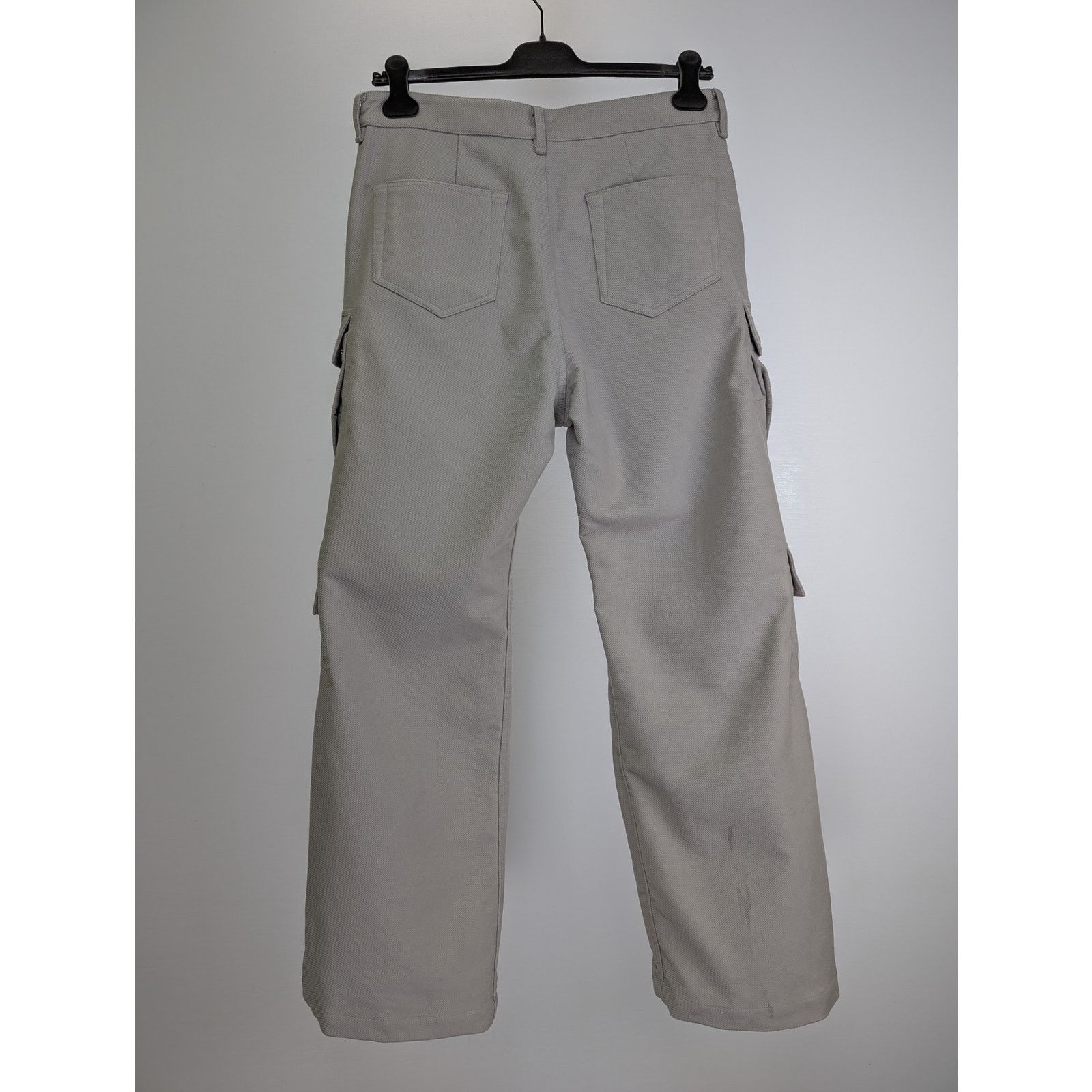 Rick Owens o1rshd1 Double Cargo Pants in Pearl Size US 31 - 7 Thumbnail