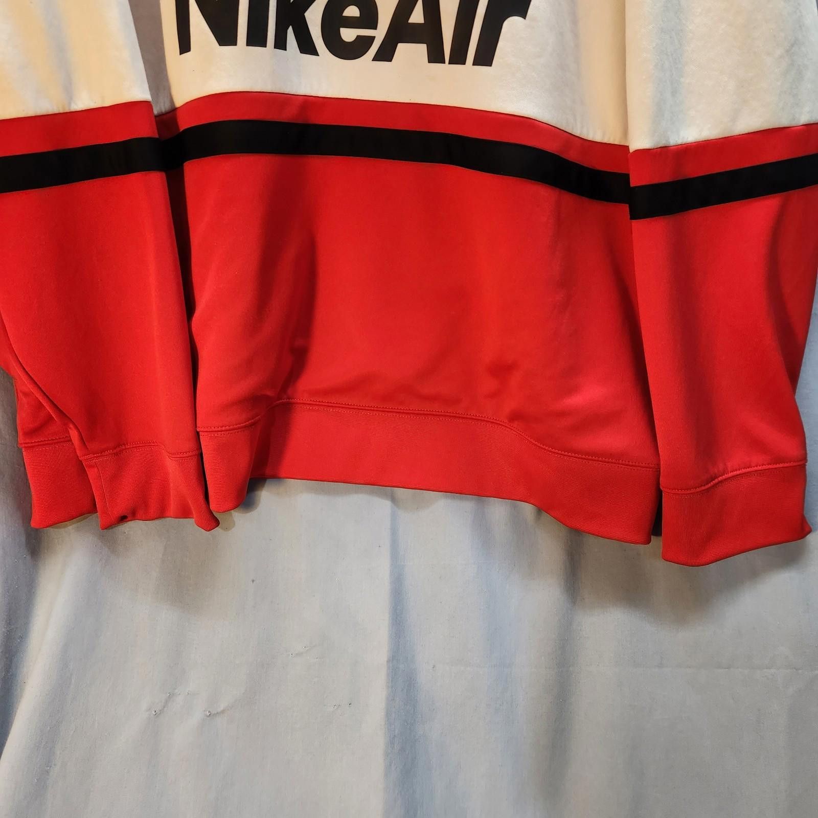 Nike Nike Air Quarter Zip Warmup Top Red Mens XXL Size US XXL / EU 58 / 5 - 3 Thumbnail