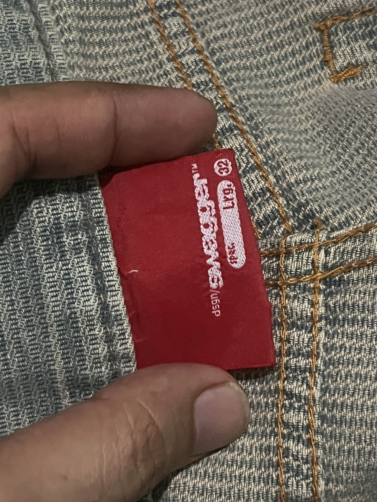 Japanese Brand × PHENOMENON × Swagger Vintage Japanese Brand Swagger Distress Stripe Straight Jean Size US 32 / EU 48 - 17 Thumbnail