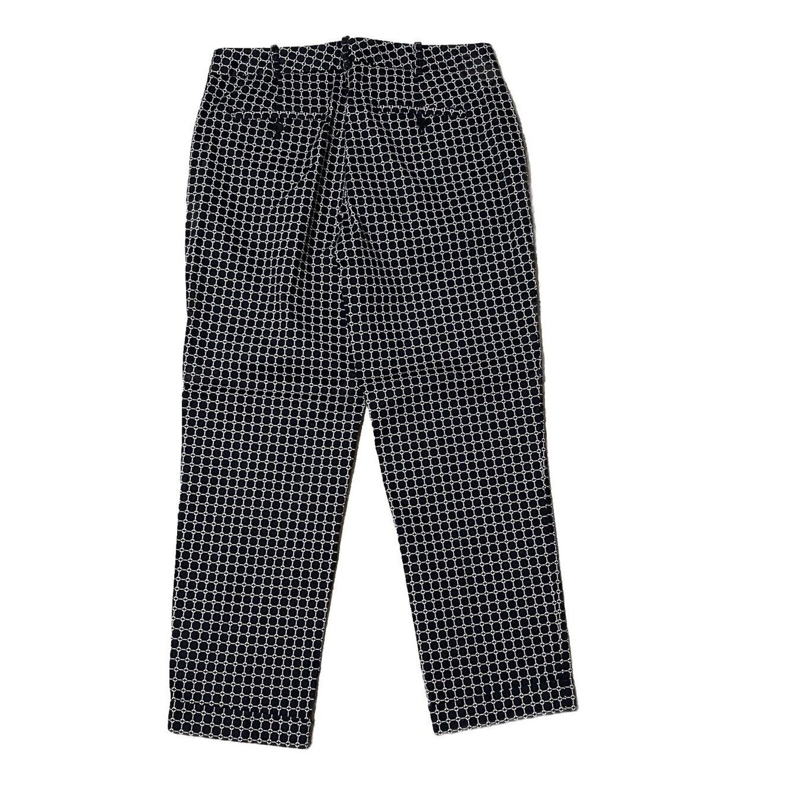Other Talbots Heritage Ankle Pants Navy/White Size 6 Size 28" / US 6 / IT 42 - 2 Thumbnail