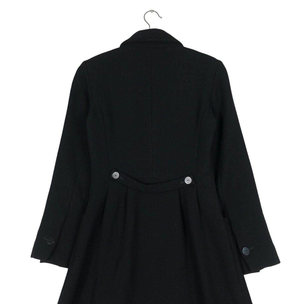agnes b. 🔥RICH BLACK LONG JACKET AGNES B. MADE IN FRANCE Size XS / US 0-2 / IT 36-38 - 12 Thumbnail