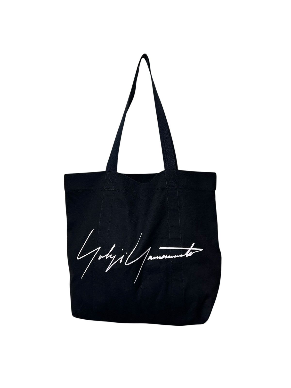 Yohji Yamamoto 641 Yohji Yamamoto bag men black cotton tote made in Japan Size ONE SIZE - 1 Thumbnail