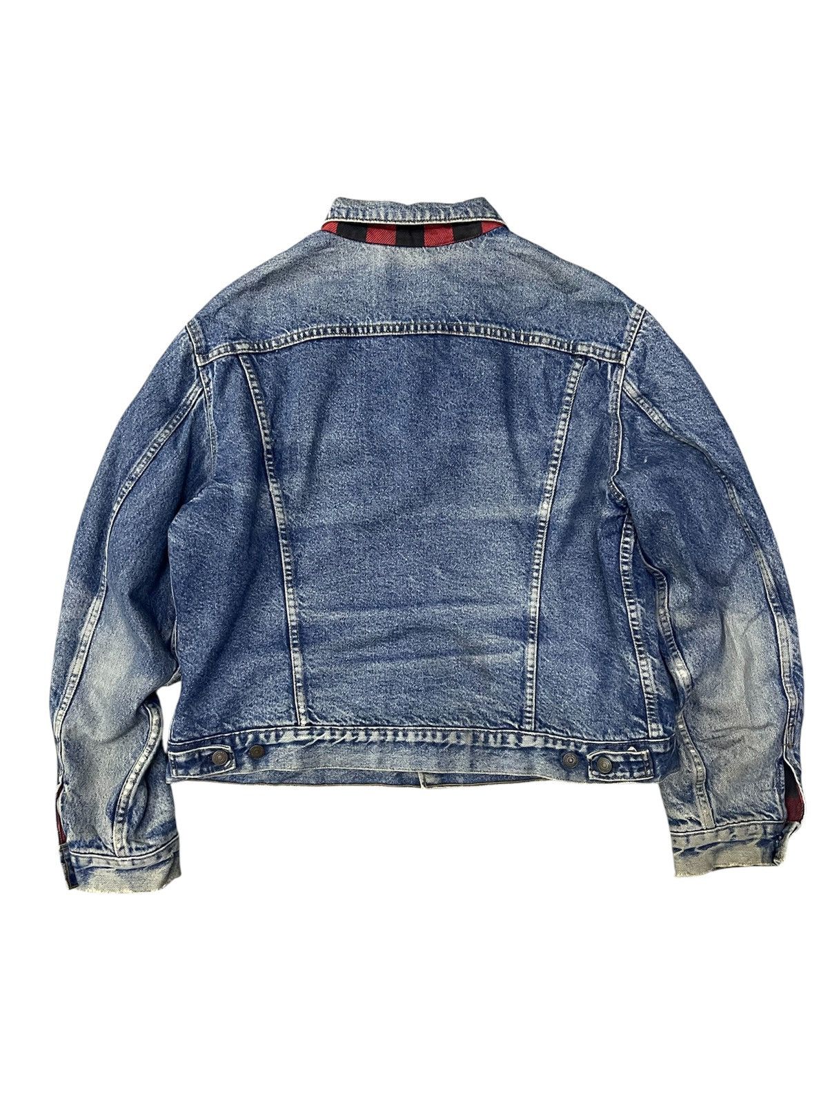 Levi's Vintage Clothing 80s LEVIS 71411 0816 TRUCKER BLANKET DENIM Size US L / EU 52-54 / 3 - 2 Thumbnail