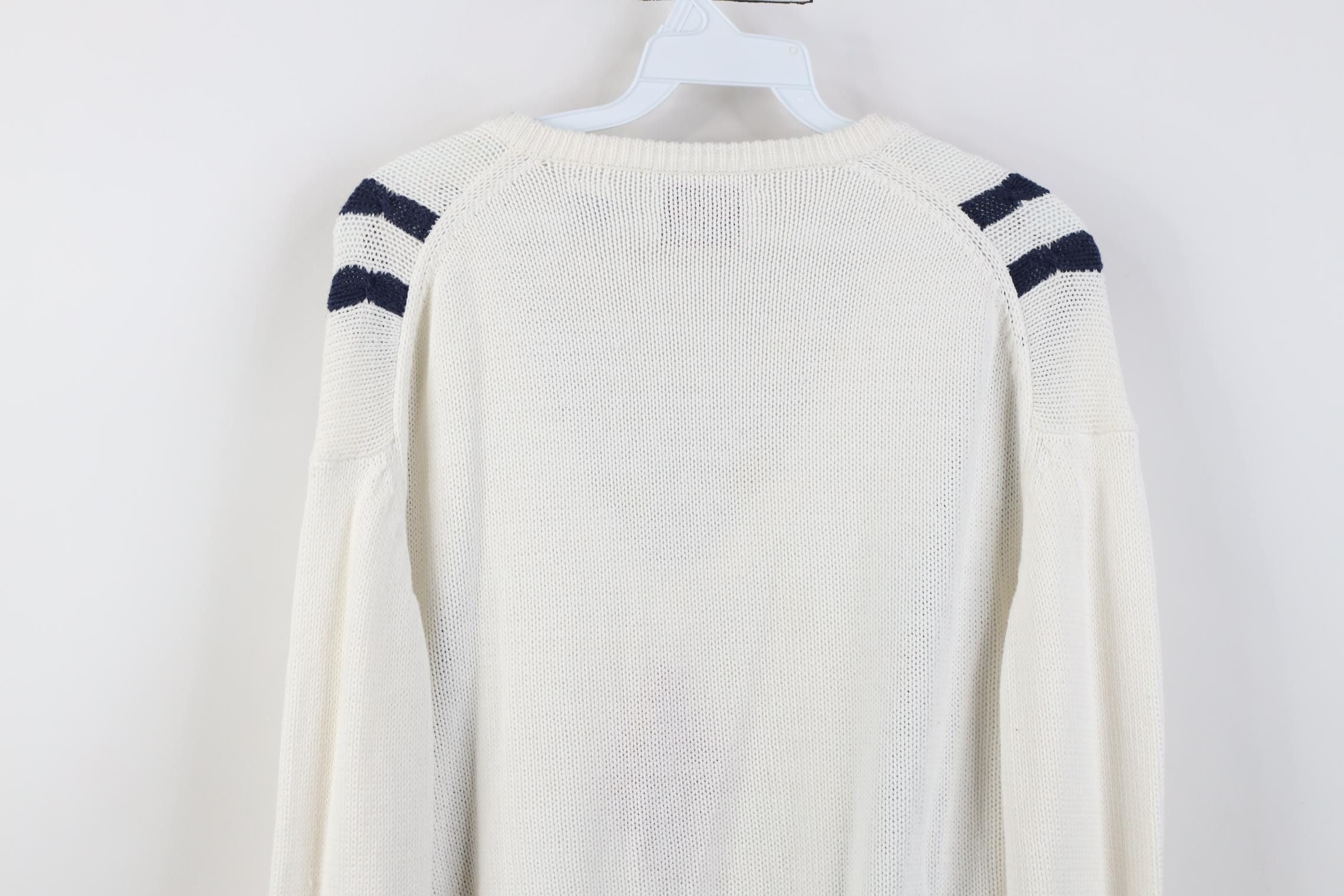 Vintage Vintage 80s 90s Streetwear Cotton Cable Knit Golf Sweater Size US L / EU 52-54 / 3 - 14 Thumbnail