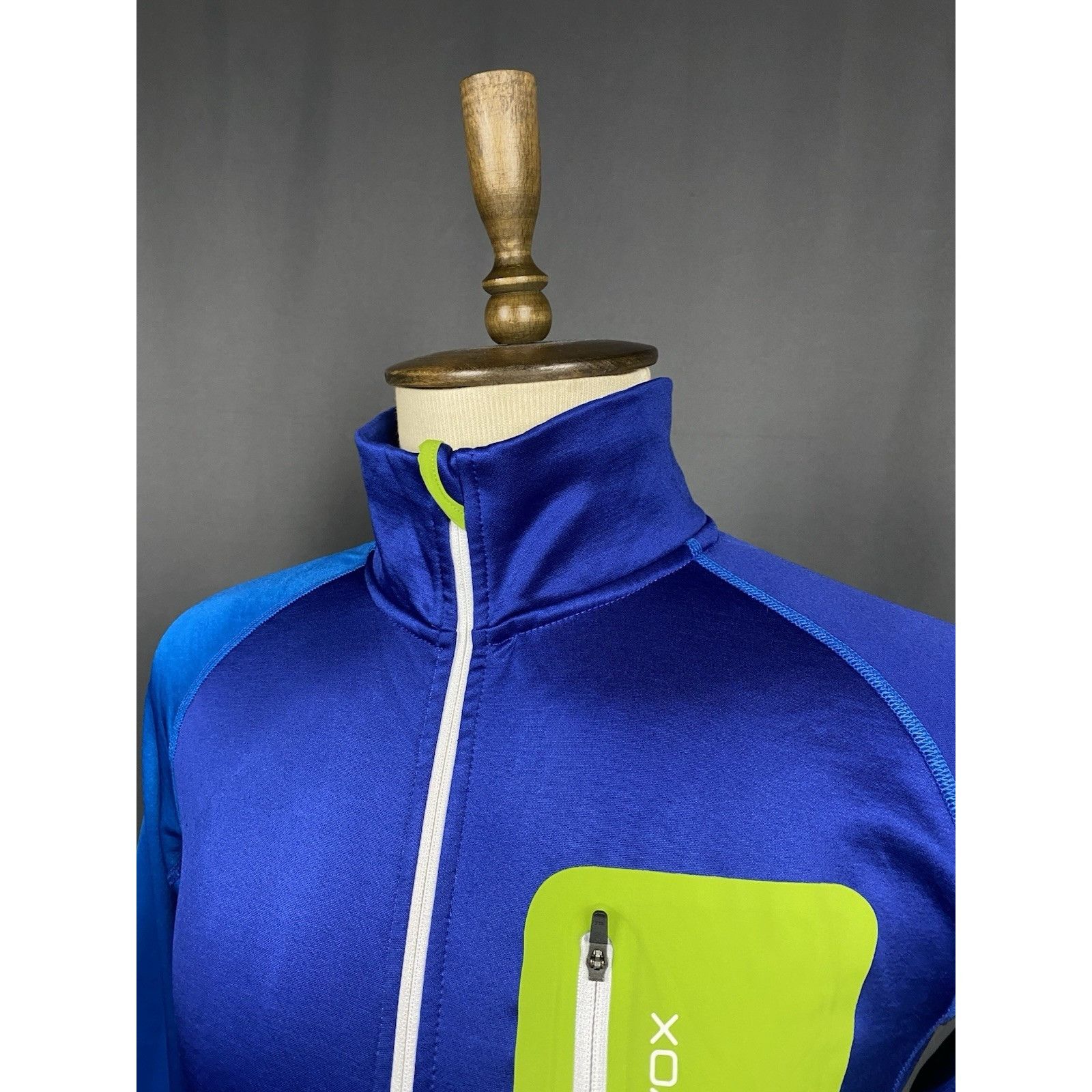 ORTOVOX Ortovox Men's Blue Full Zip Wool High Neck Sweater Size M Size US M / EU 48-50 / 2 - 5 Thumbnail