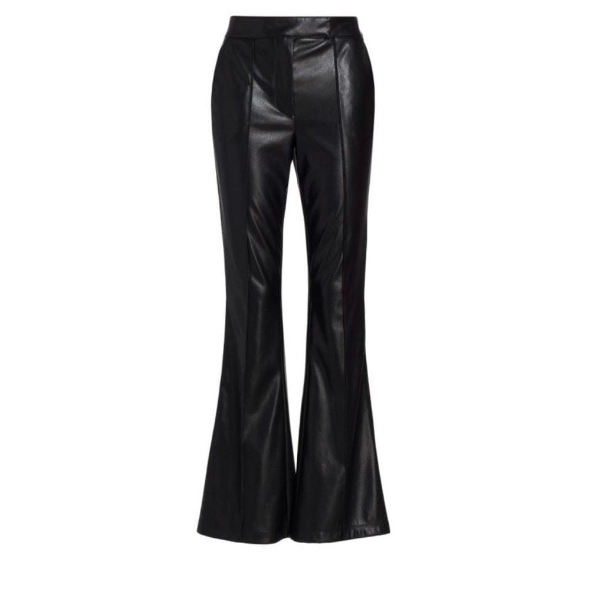 Generation Love NEW NWT Generation Love Rio Vegan Leather Flare Pants size 0 Size 25" / US 0 / IT 36 - 3 Thumbnail
