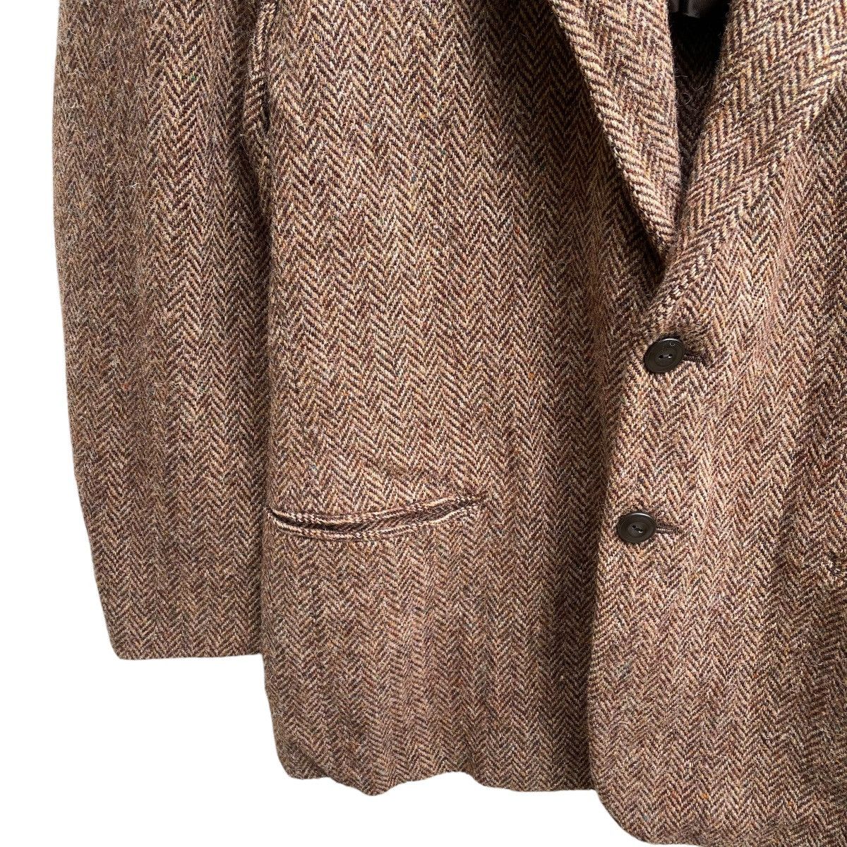 Designer × Harris Tweed × Japanese Brand 💥Vintage Harris Tweed x Grass Men’s Jun Saito Herringbone Size US M / EU 48-50 / 2 - 4 Thumbnail