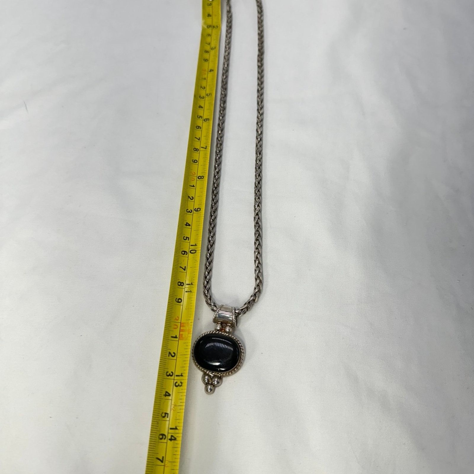 NBDN Nobrandedon Sterling silver rope chain and pendant Size ONE SIZE - 7 Thumbnail
