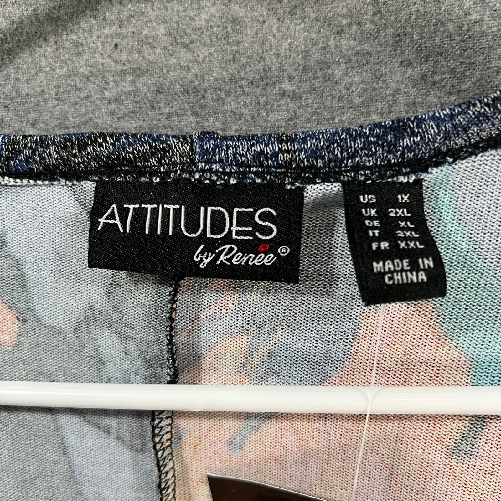 Other Attitudes by Renee Global Illusions Casknit Cocoon Size XL / US 12-14 / IT 48-50 - 3 Thumbnail