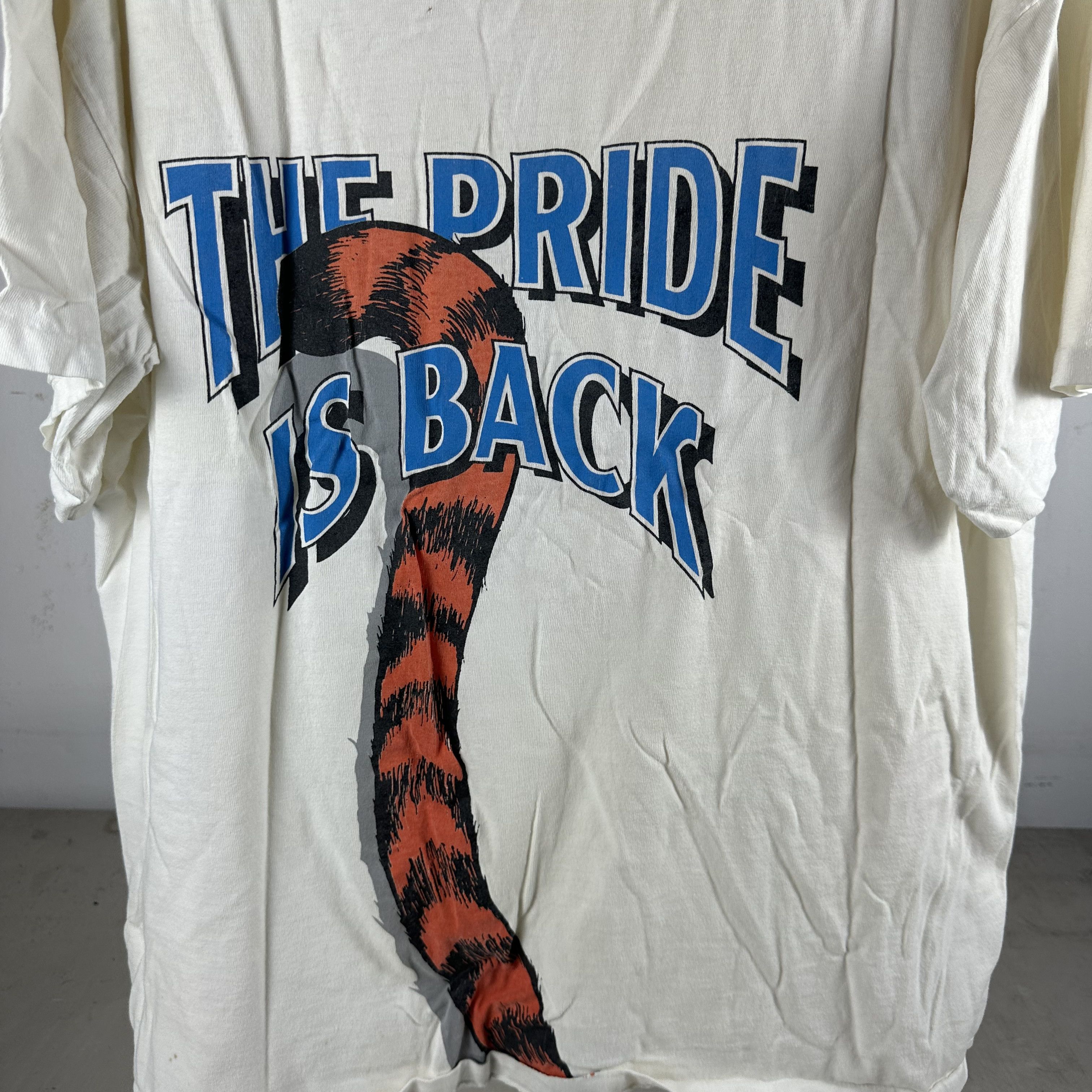 Vintage 1994 Clemson Tigers Football The Pride is Back NCAA T-shirt Size US XXL / EU 58 / 5 - 4 Thumbnail