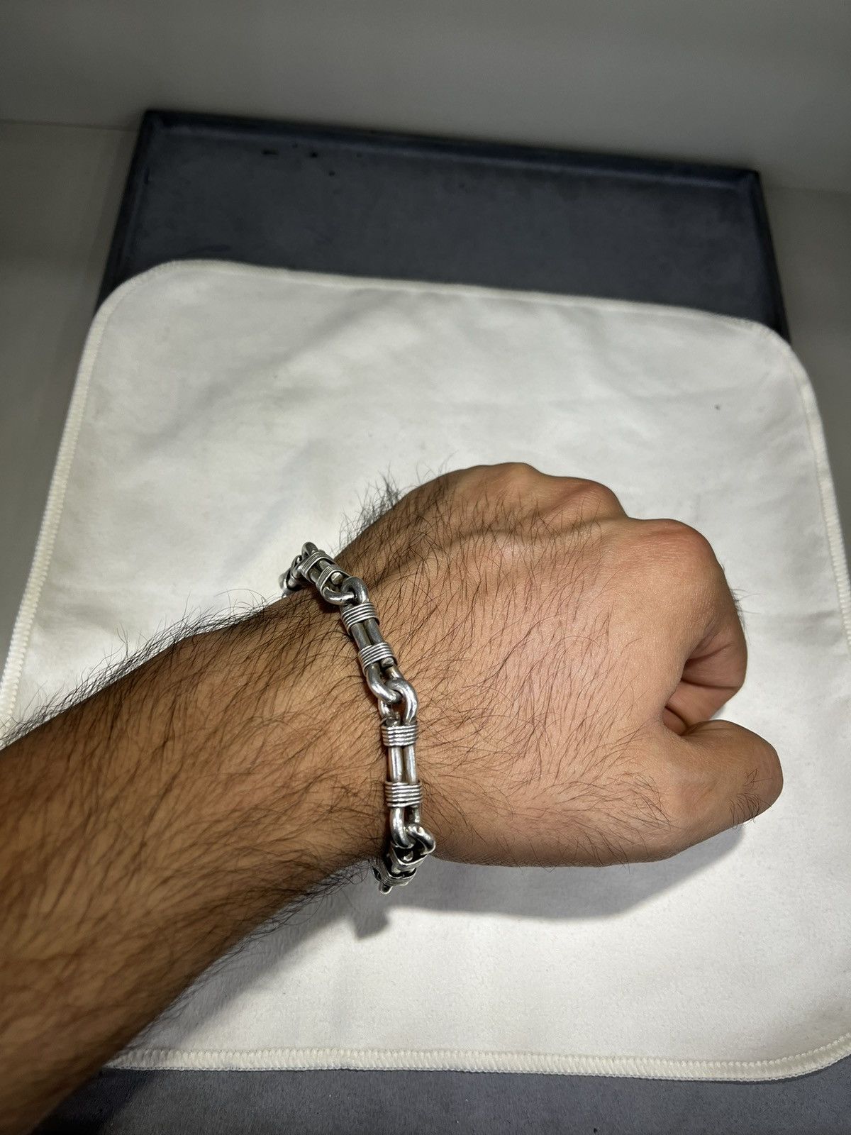 Sterling Silver Handmade 1of1 Bracelet Size ONE SIZE - 5 Thumbnail