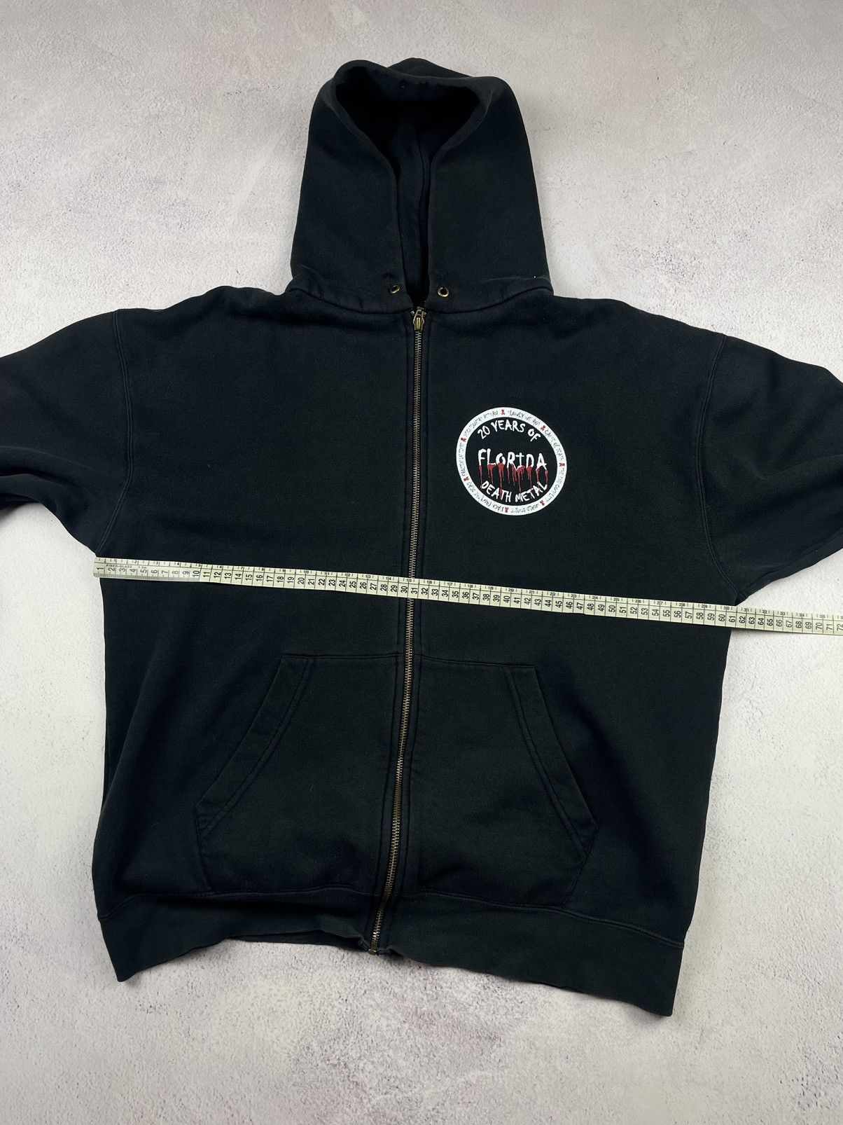 Fruit Of The Loom Obituary Vintage Y2K Hoodie Black Size XL Death Metal Band Size US XL / EU 56 / 4 - 10 Thumbnail