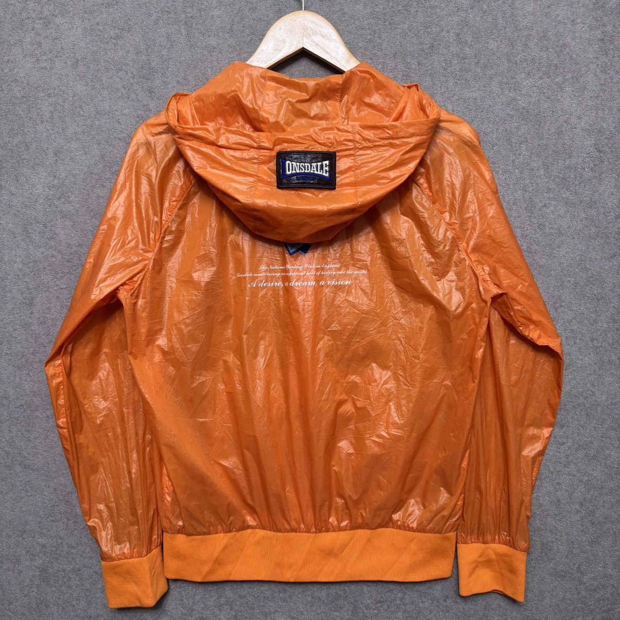 Lonsdale × Vintage Lonsdale Semi Transparent Sheer Windbreaker Hooded Jacket Size US M / EU 48-50 / 2 - 2 Thumbnail