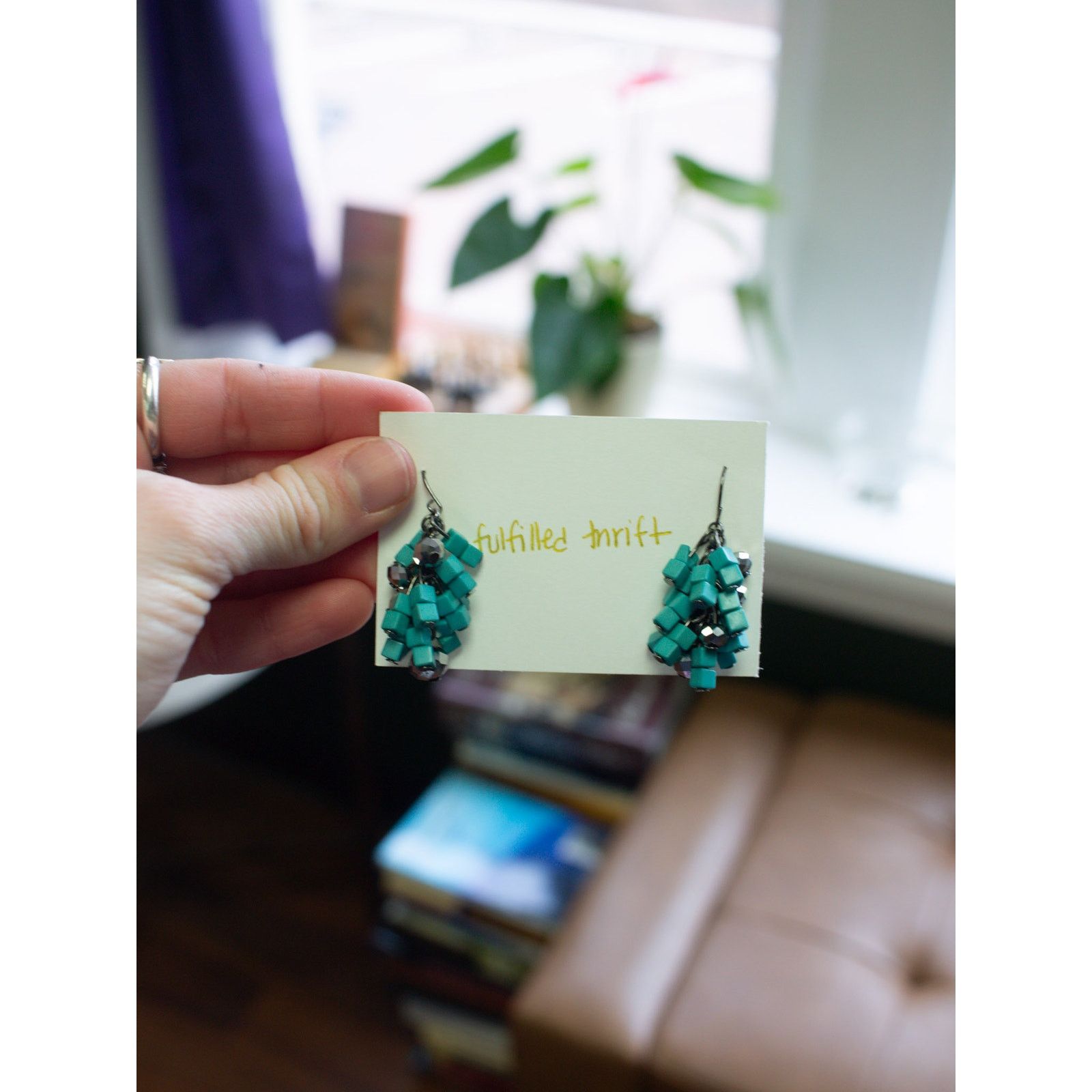 Vintage Turquoise Cluster Earrings Dangly circa Mid-2000s Size ONE SIZE - 5 Thumbnail