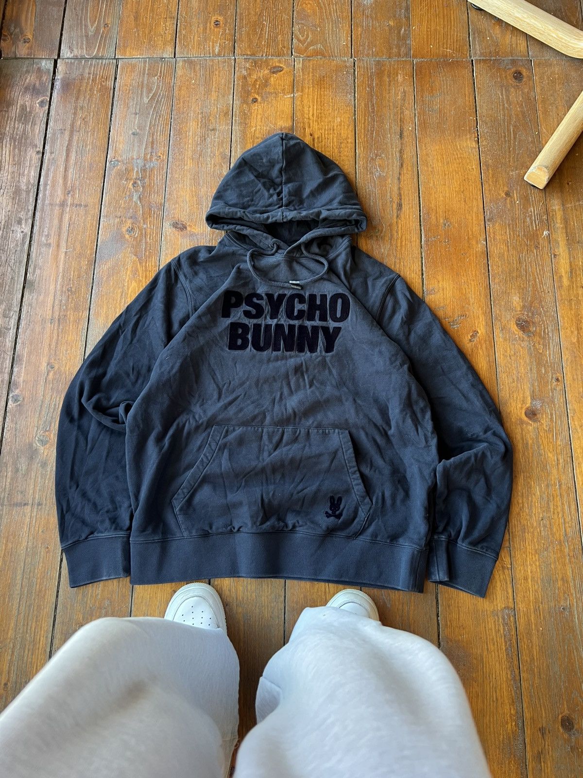 Psycho Bunny 2023 PSYCHO BUNNY NWT SOLID BLUE VELVET HOODED SWEATSHIRT Size US L / EU 52-54 / 3 - 1 Thumbnail