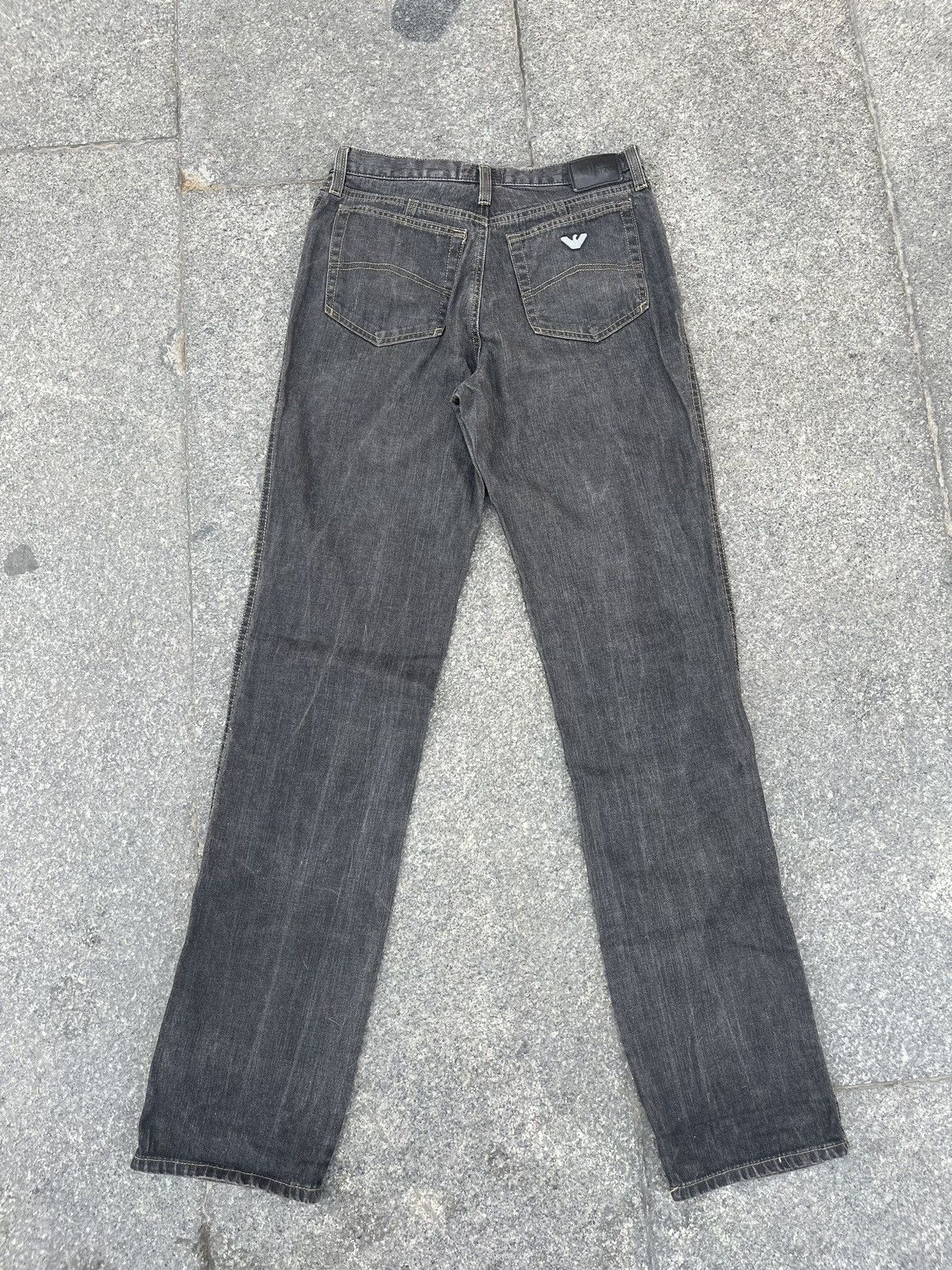 Emporio Armani Emporio Armani Jeans Slim Fit Stretch Denim Size 29 Black Size US 29 - 6 Thumbnail