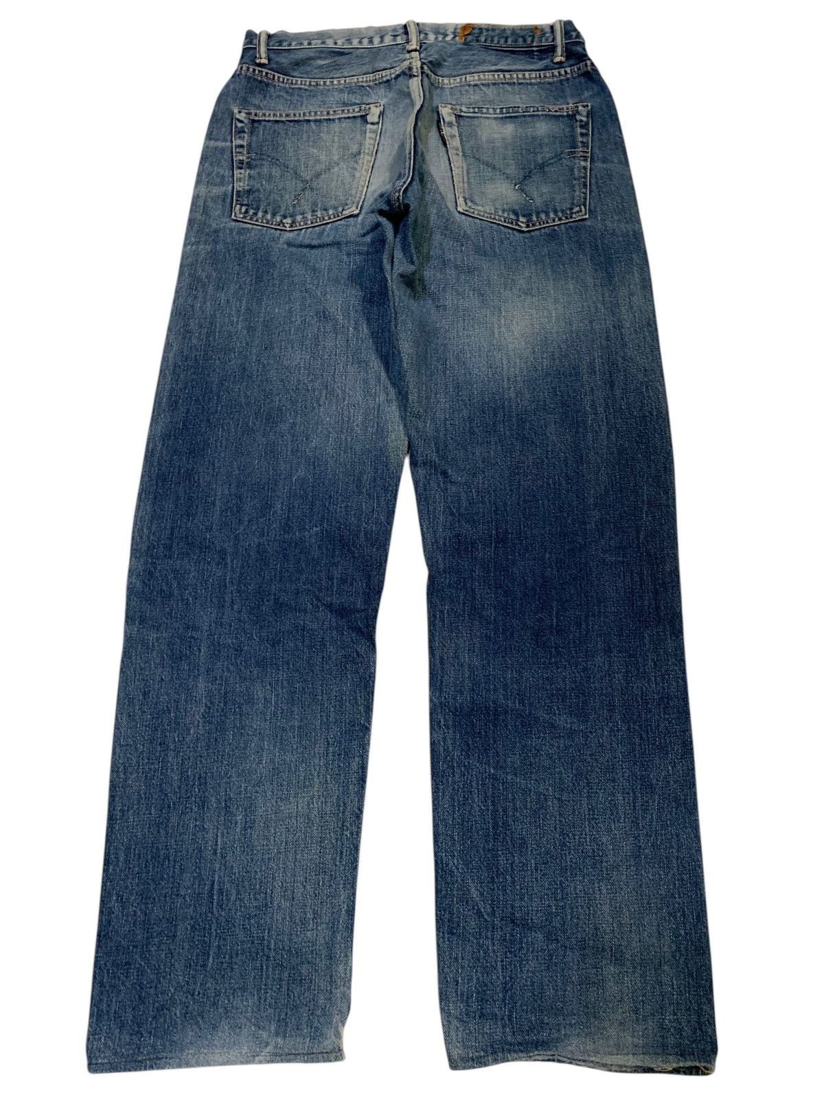 Kapital HR MARKET SELVEDGE BUTTON FLY JAPANESE DISTRESSED DENIM Size US 30 / EU 46 - 4 Thumbnail