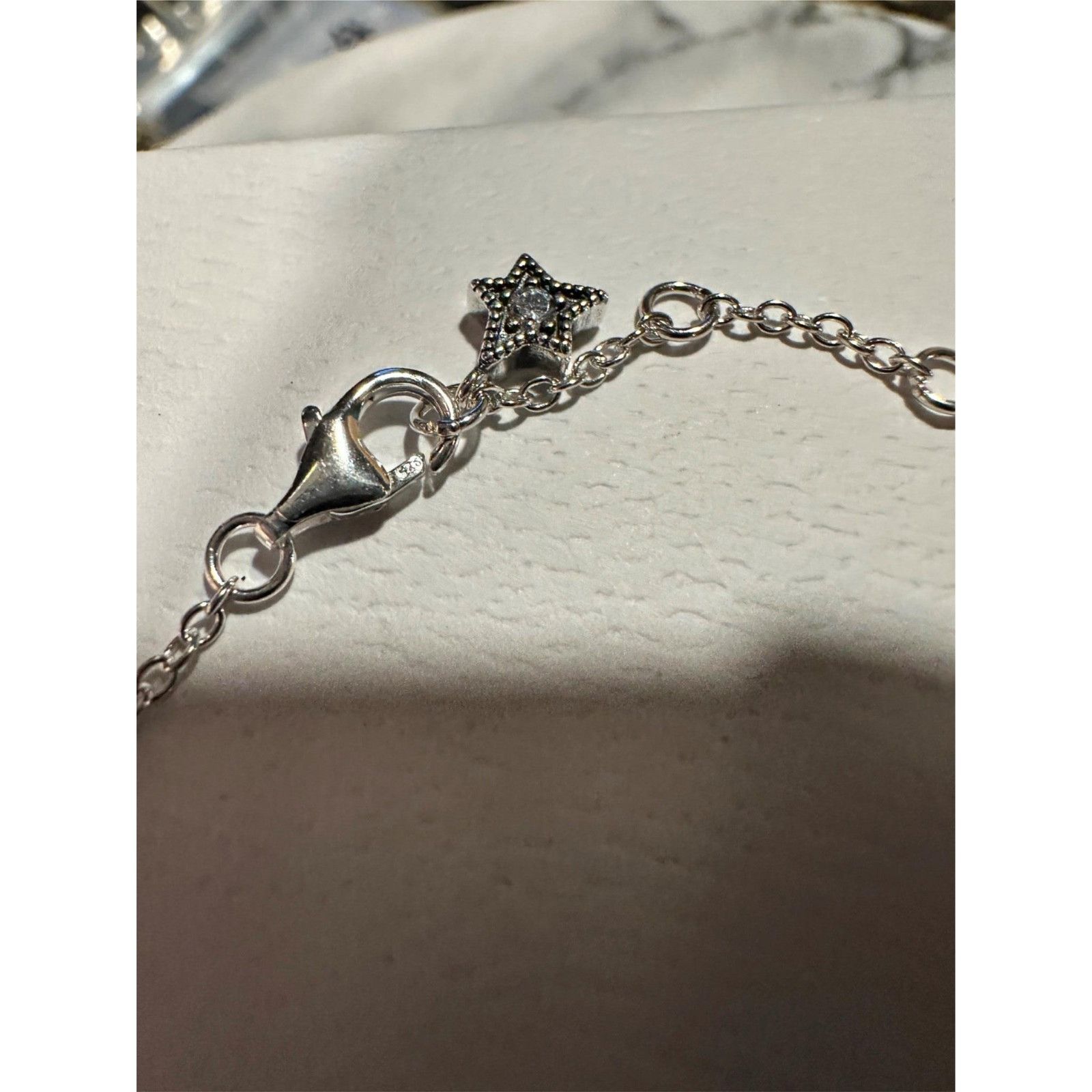 pandora Authentic Pandora Silver RED CRYSTAL CZ Tennis Bracelet Reti Size ONE SIZE - 5 Thumbnail
