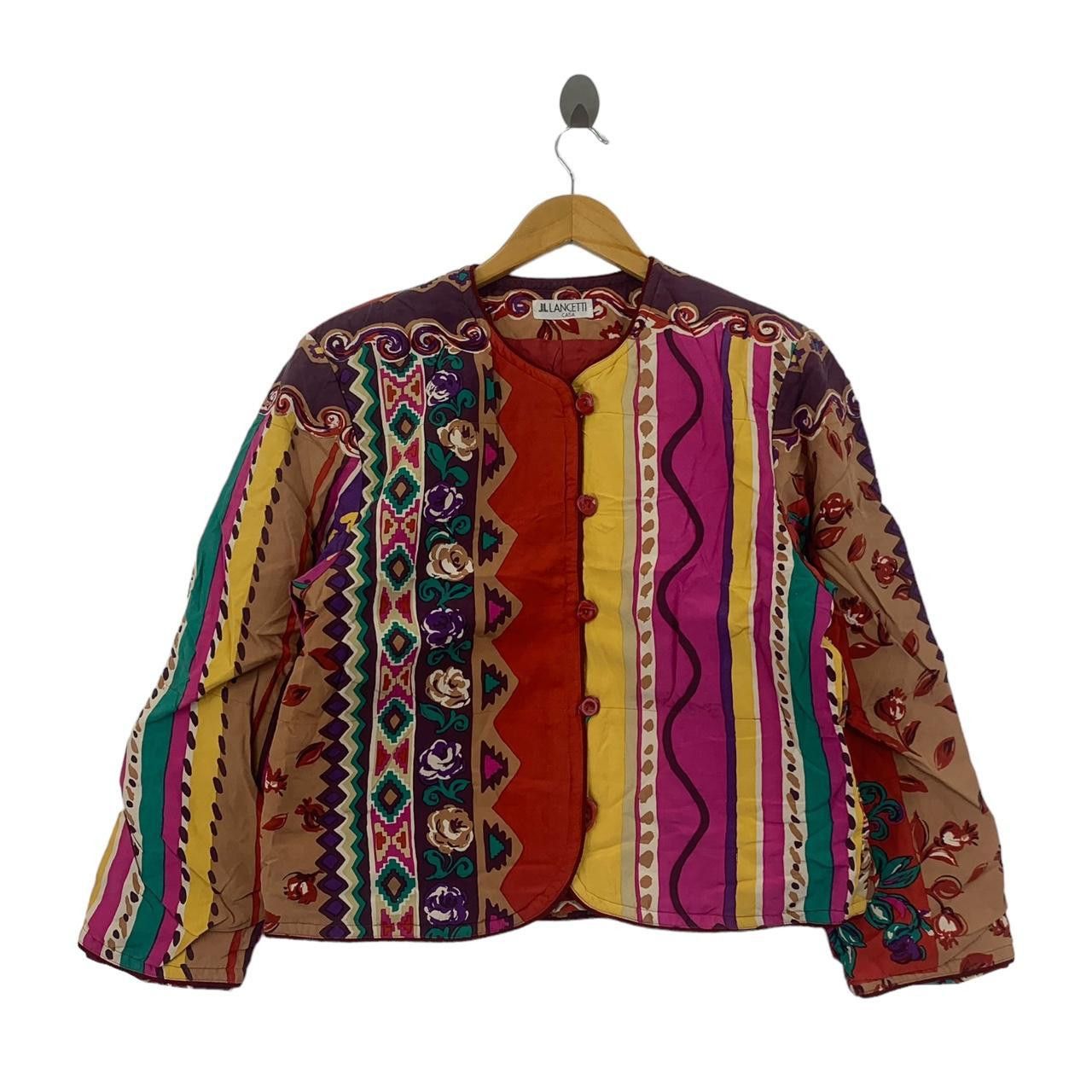 Vintage Vintage 80’ LANCETTI ITALY CASA Collection Cardigan Over Size M / US 6-8 / IT 42-44 - 1 Thumbnail