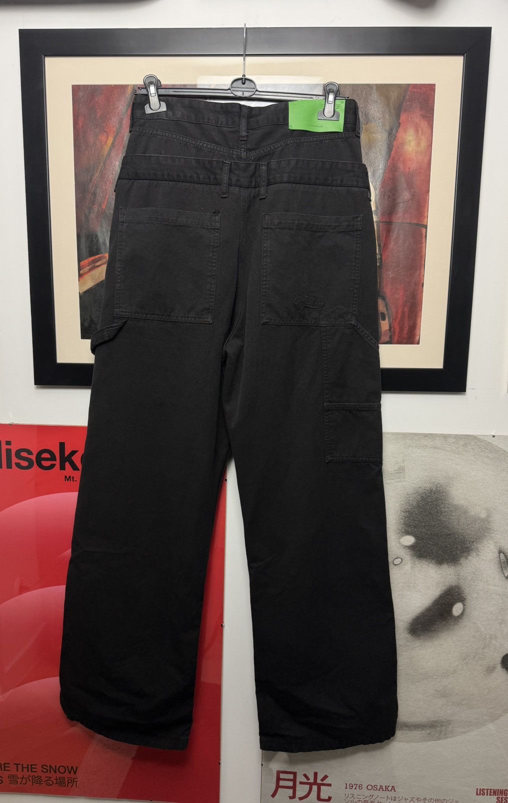 Off-White Off-White Double-Waist Designer Baggy Jeans Luxury Denim Size US 32 / EU 48 - 2 Thumbnail