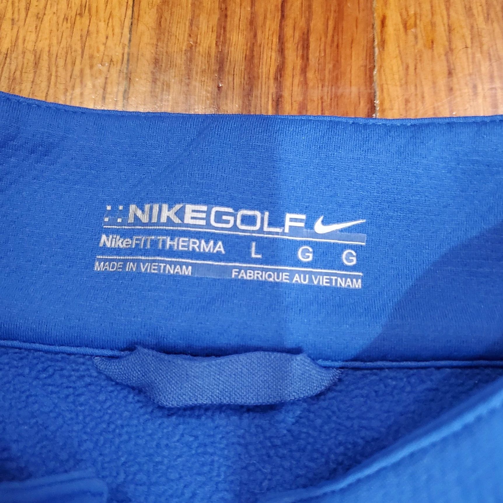 Nike Nike Golf Sweatshirt Mens L Blue 1/4 Zip Therma-FIT Pullover 353838-493 Size US L / EU 52-54 / 3 - 5 Thumbnail