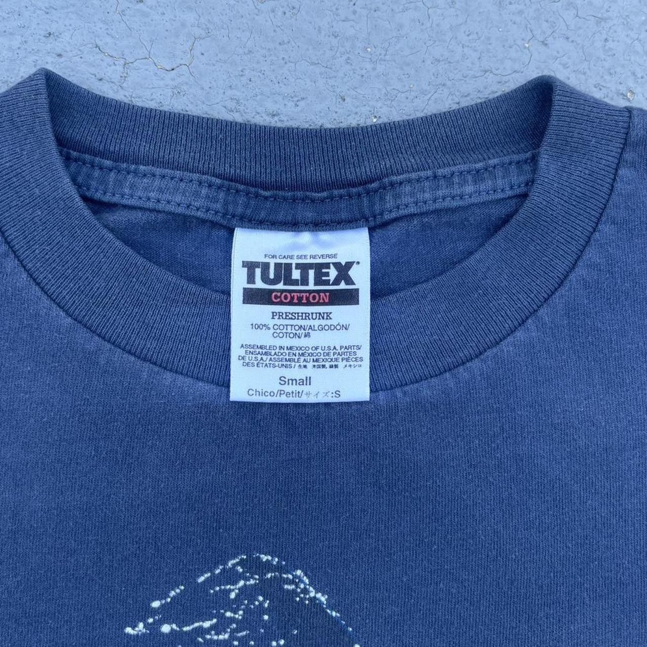 Tultex Vintage 90s Blue Seaworld Whale Tee Shirt Size US S / EU 44-46 / 1 - 3 Thumbnail