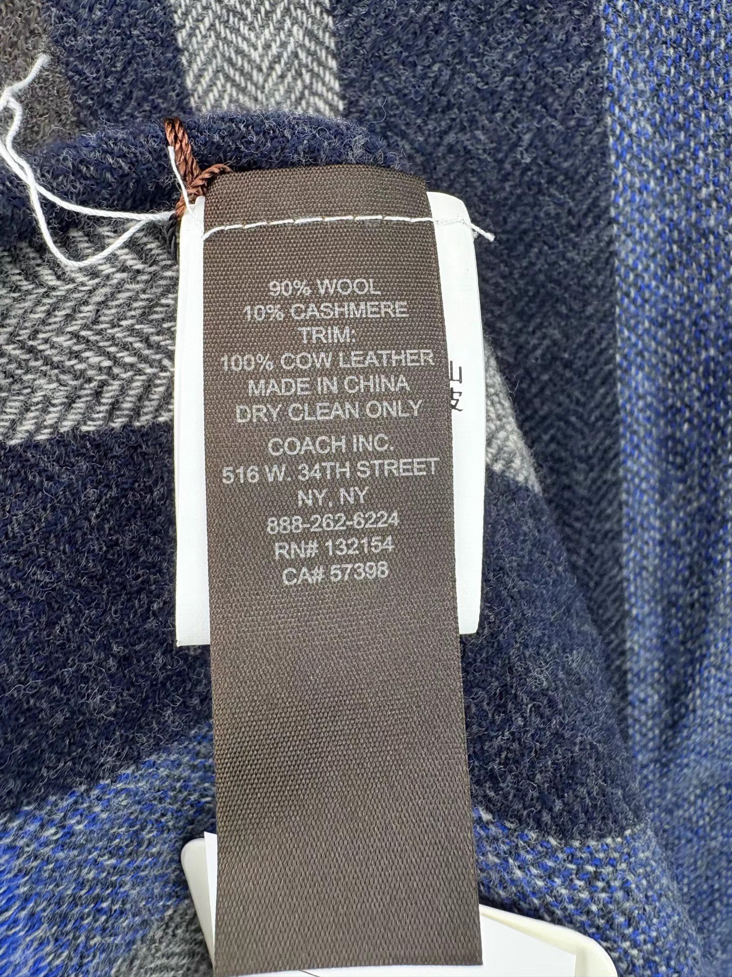 Coach COACH Wool Striped Scarf Size ONE SIZE - 4 Thumbnail