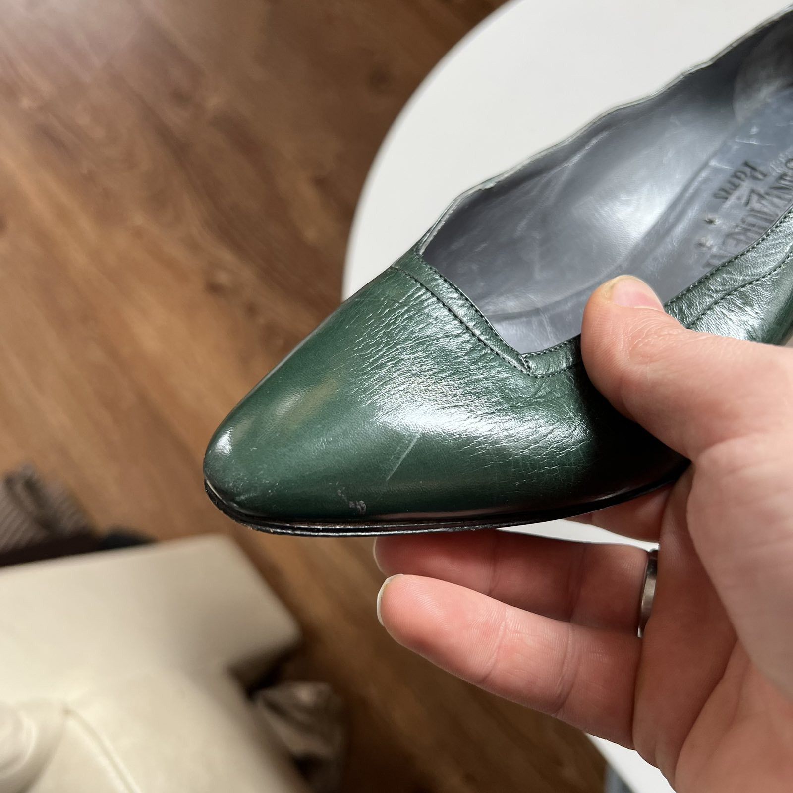 Yves Saint Laurent Vintage YSL Yves Saint Laurent Green Heels EUR 37 Size US 7 / IT 37 - 8 Thumbnail
