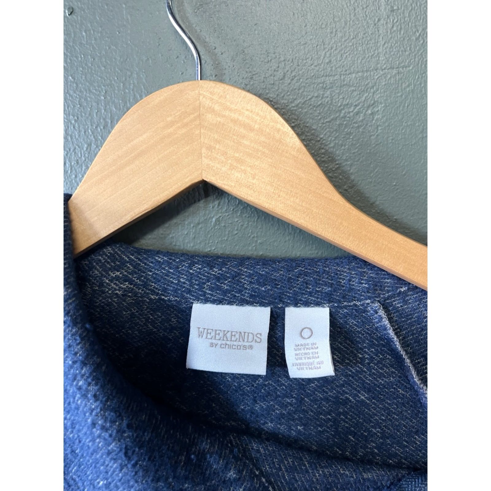 Vintage Chico's Weekends Womens Gray 1/4 Zip Pullover Sweatshirt Knit Size 0 Size XS / US 0-2 / IT 36-38 - 3 Thumbnail